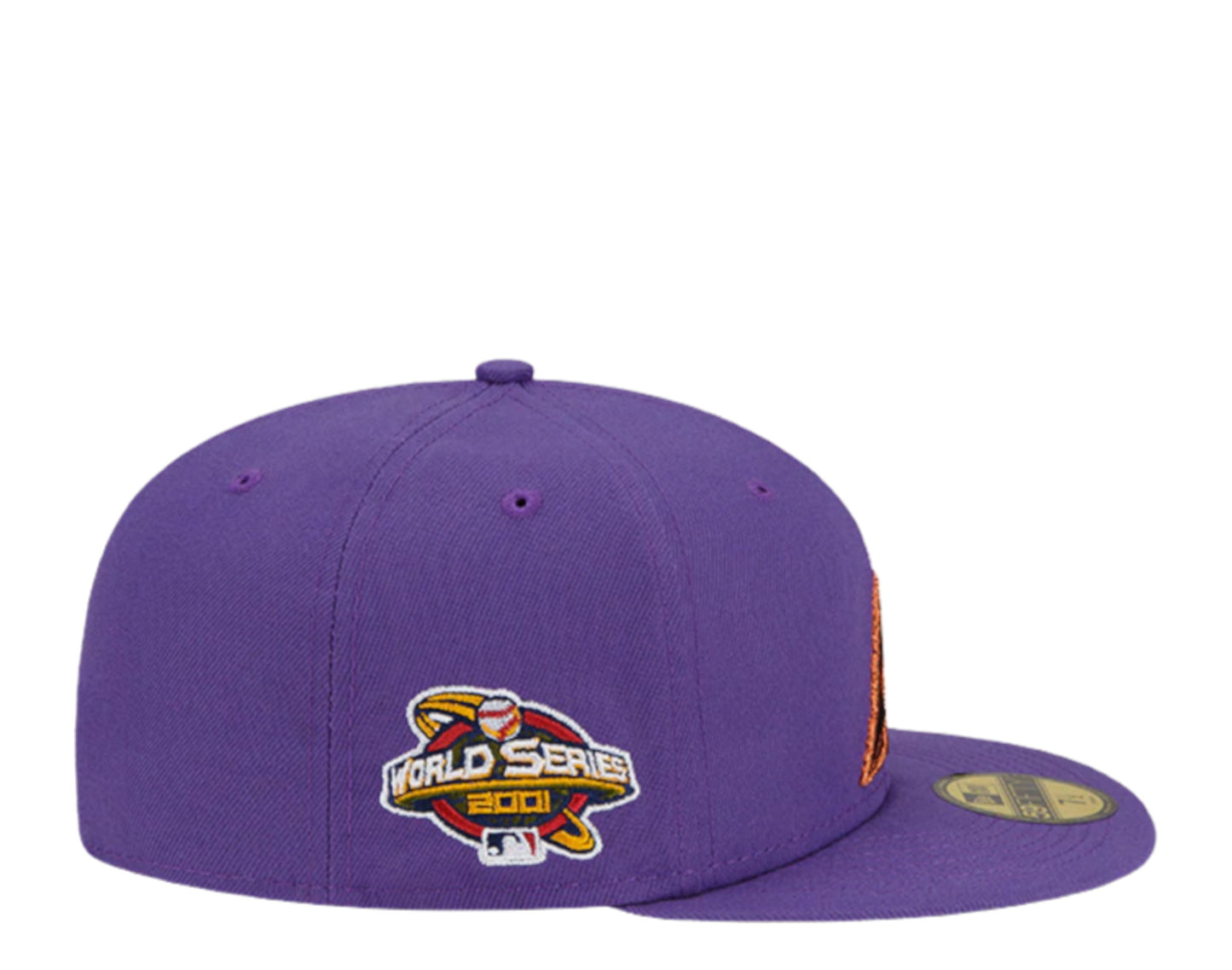 New Era 59Fifty MLB Arizona Diamondbacks 2001 World Series Patch Up Fitted Hat