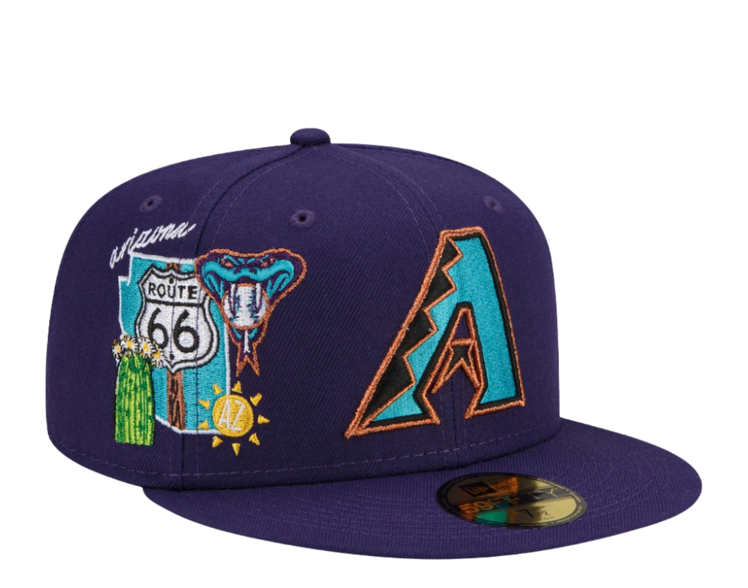 New Era 59Fifty MLB Arizona Diamondbacks City Cluster Fitted Hat