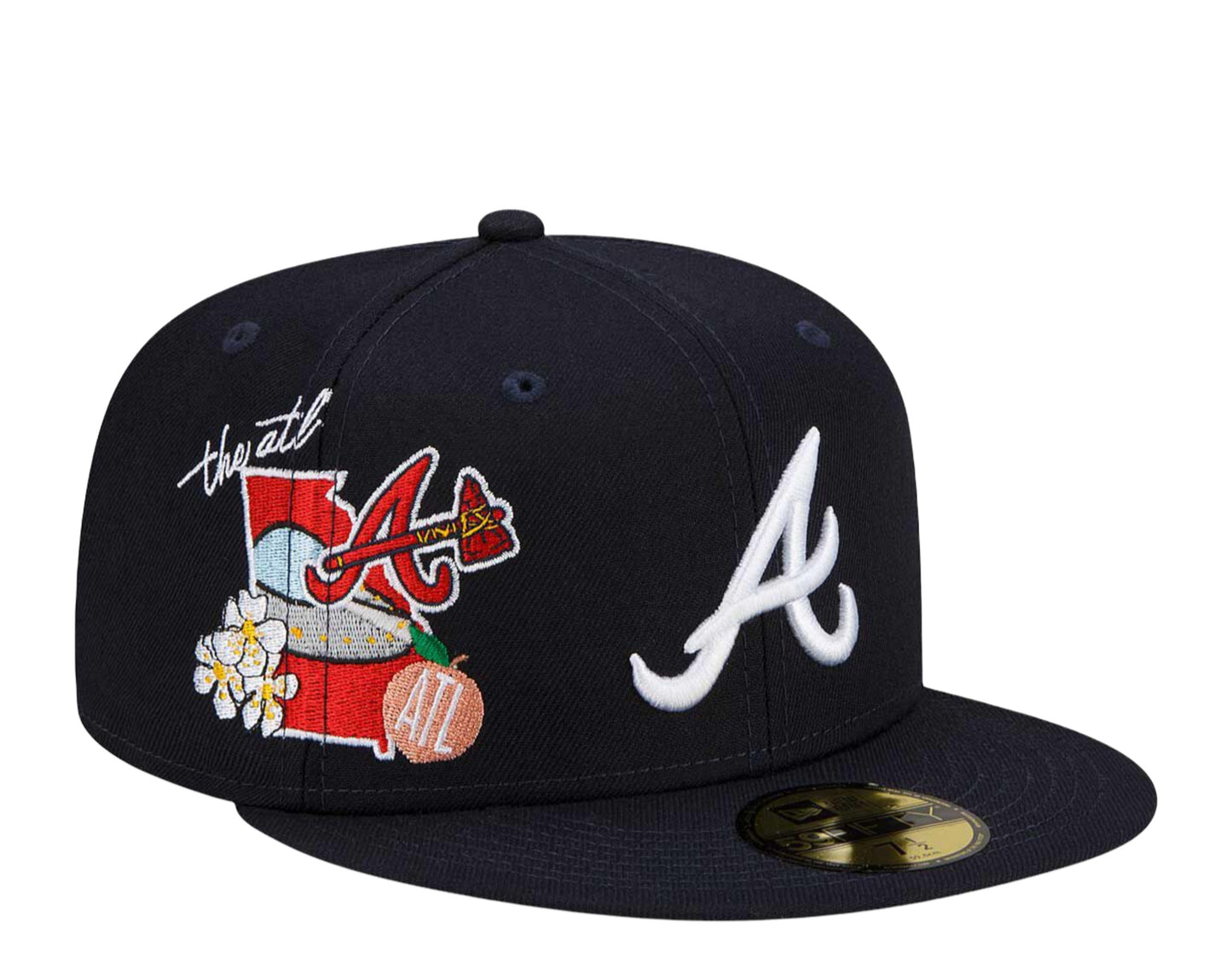 New Era 59Fifty MLB Atlanta Braves City Cluster Fitted Hat