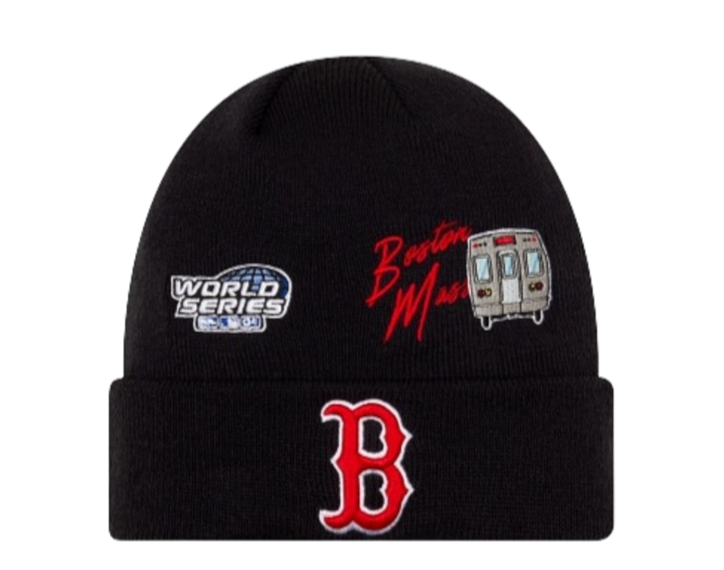 New Era MLB Boston Red Sox City Transit Knit Cuff Beanie