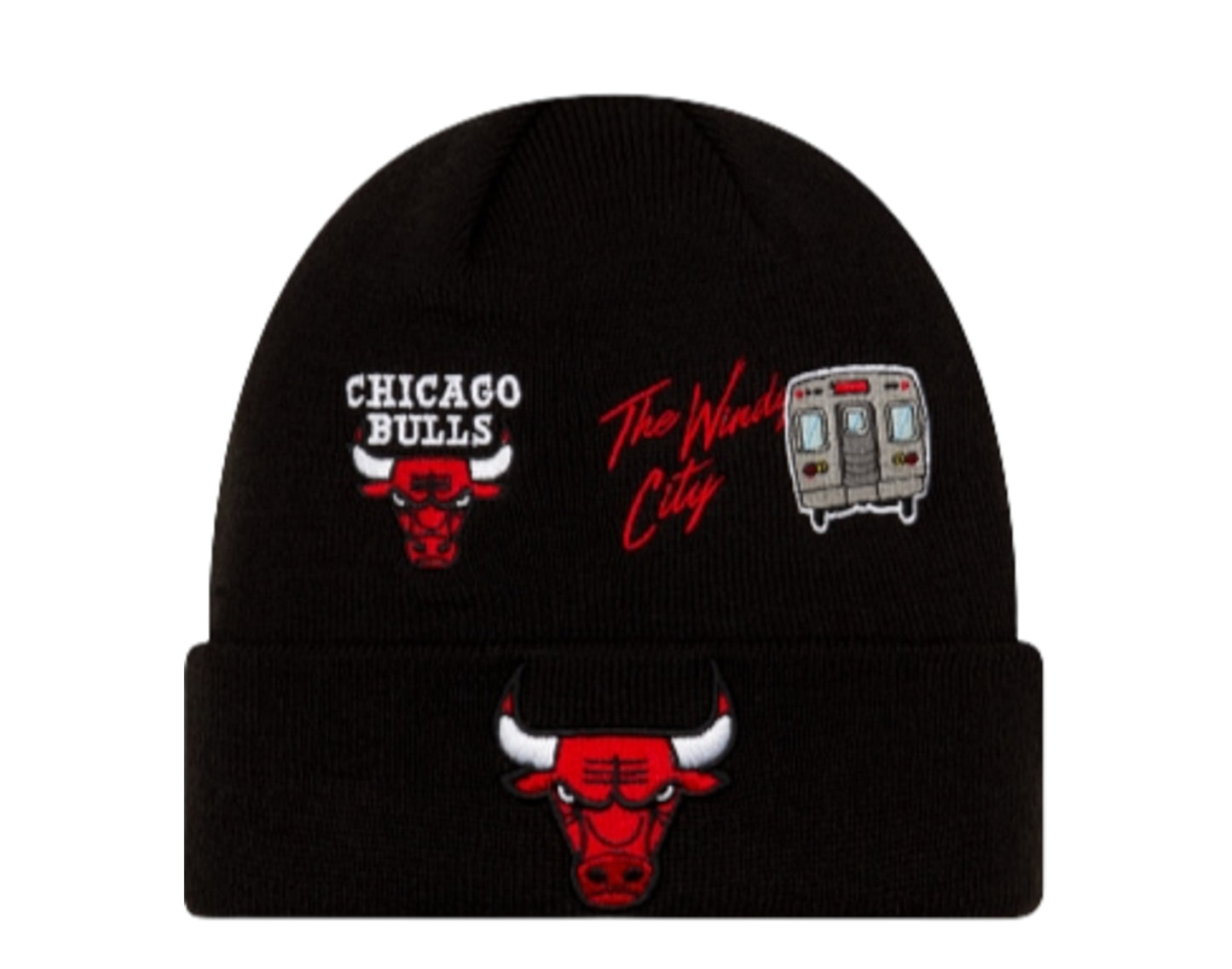 New Era NBA Chicago Bulls City Transit Knit Cuff Beanie