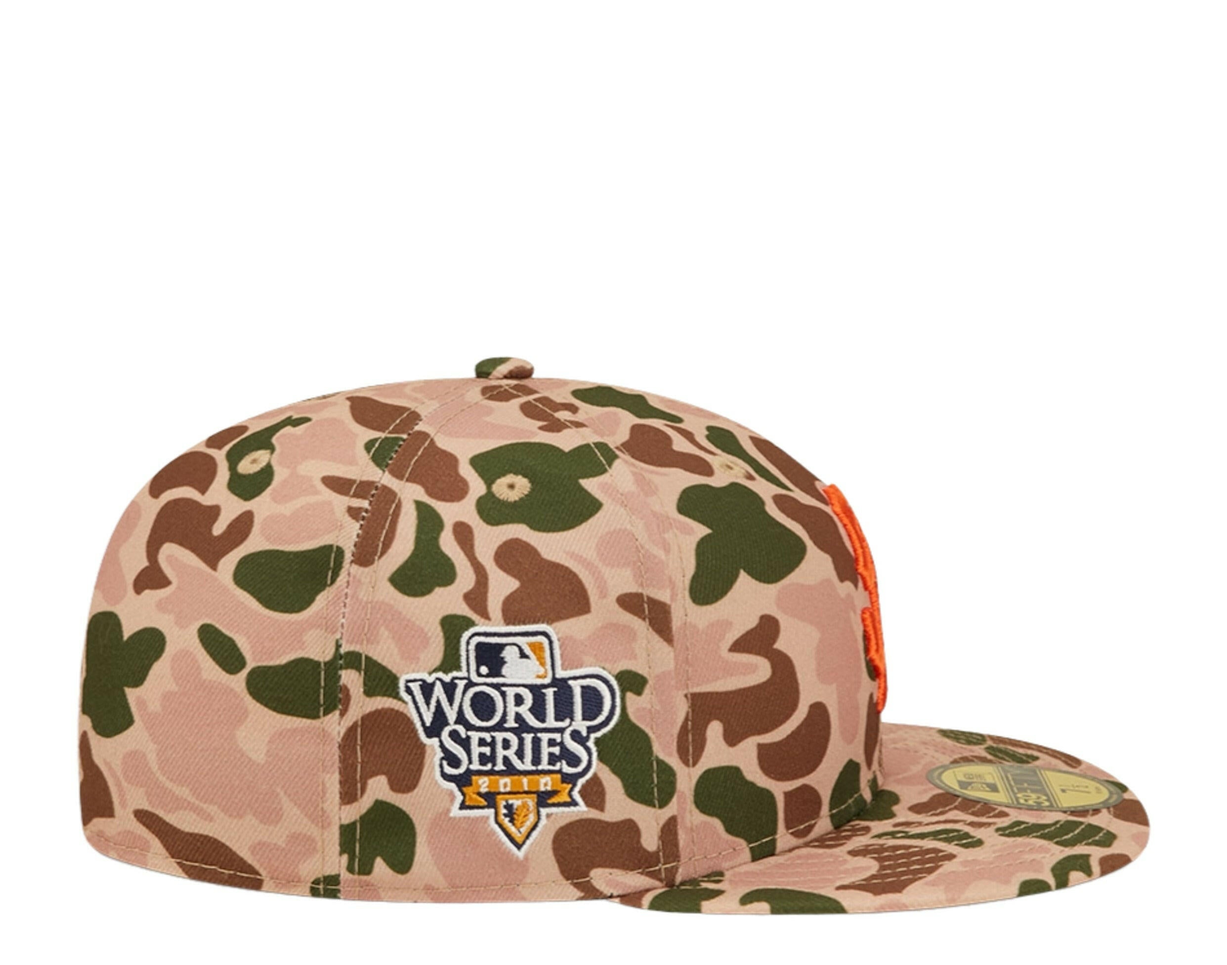 New Era 59Fifty MLB San Francisco Giants Duck Camo Fitted Hat.