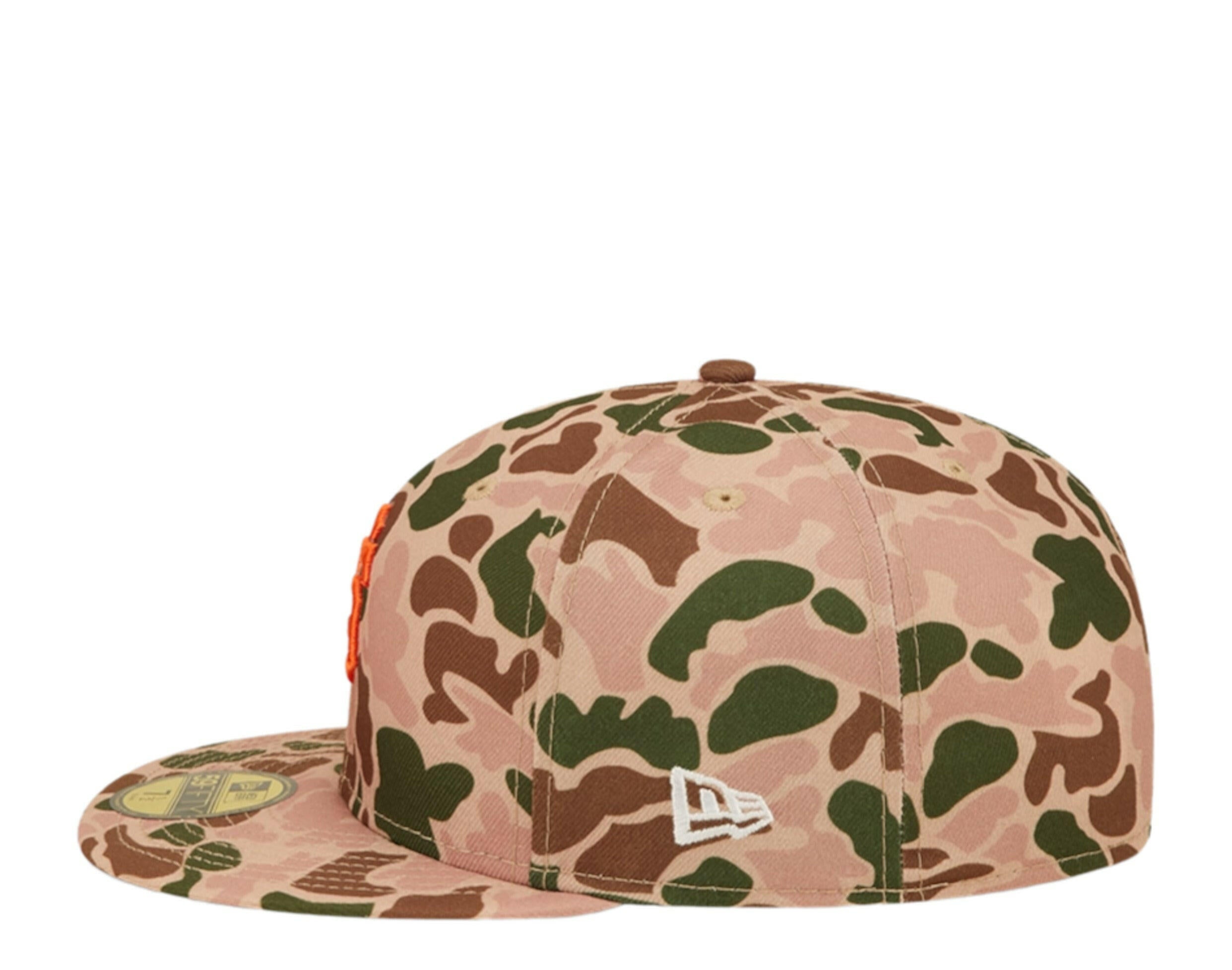 New Era 59Fifty MLB San Francisco Giants Duck Camo Fitted Hat.