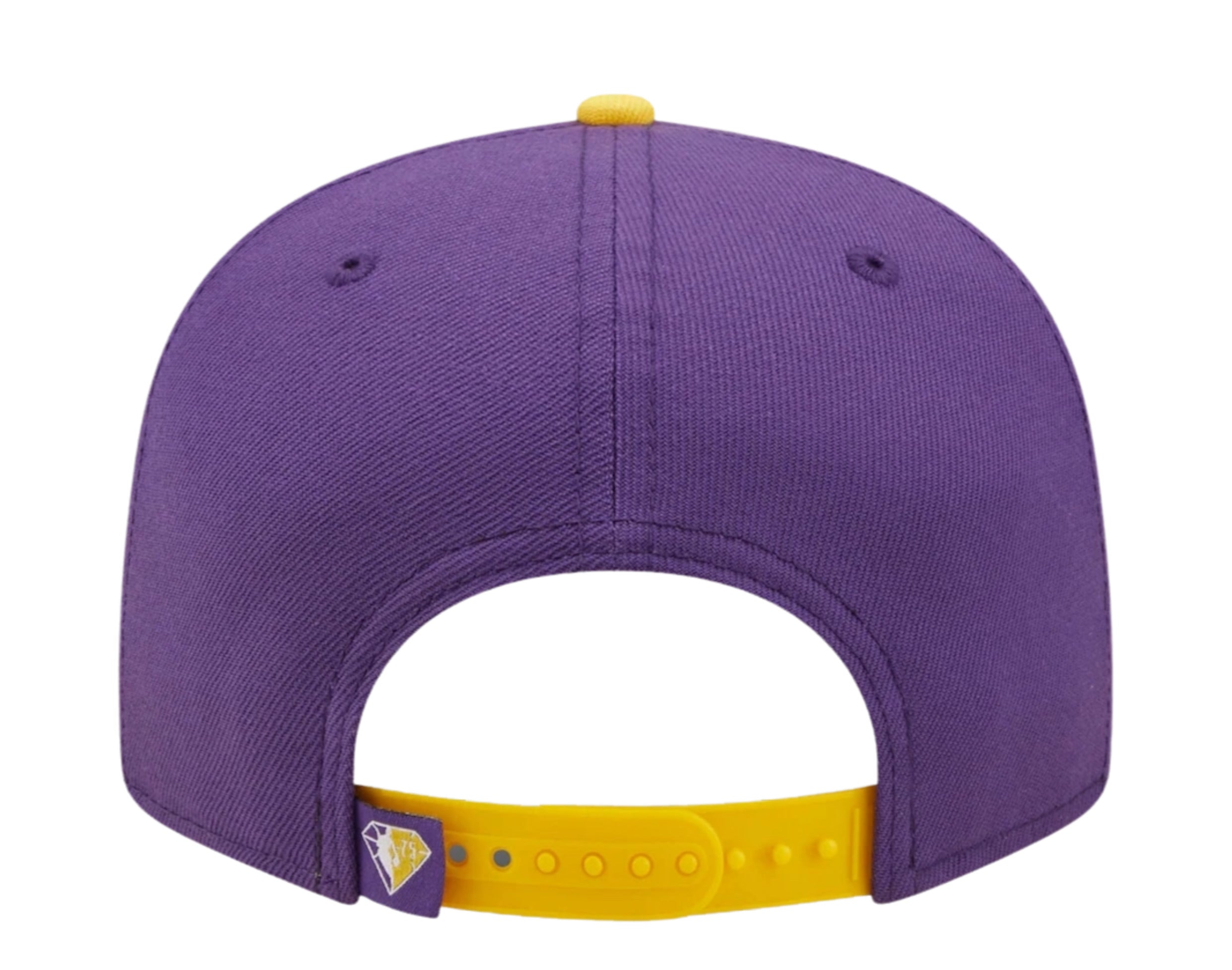 New Era 9FIFTY Los Angeles Lakers Wordmark Snapback Hat Dark Royal