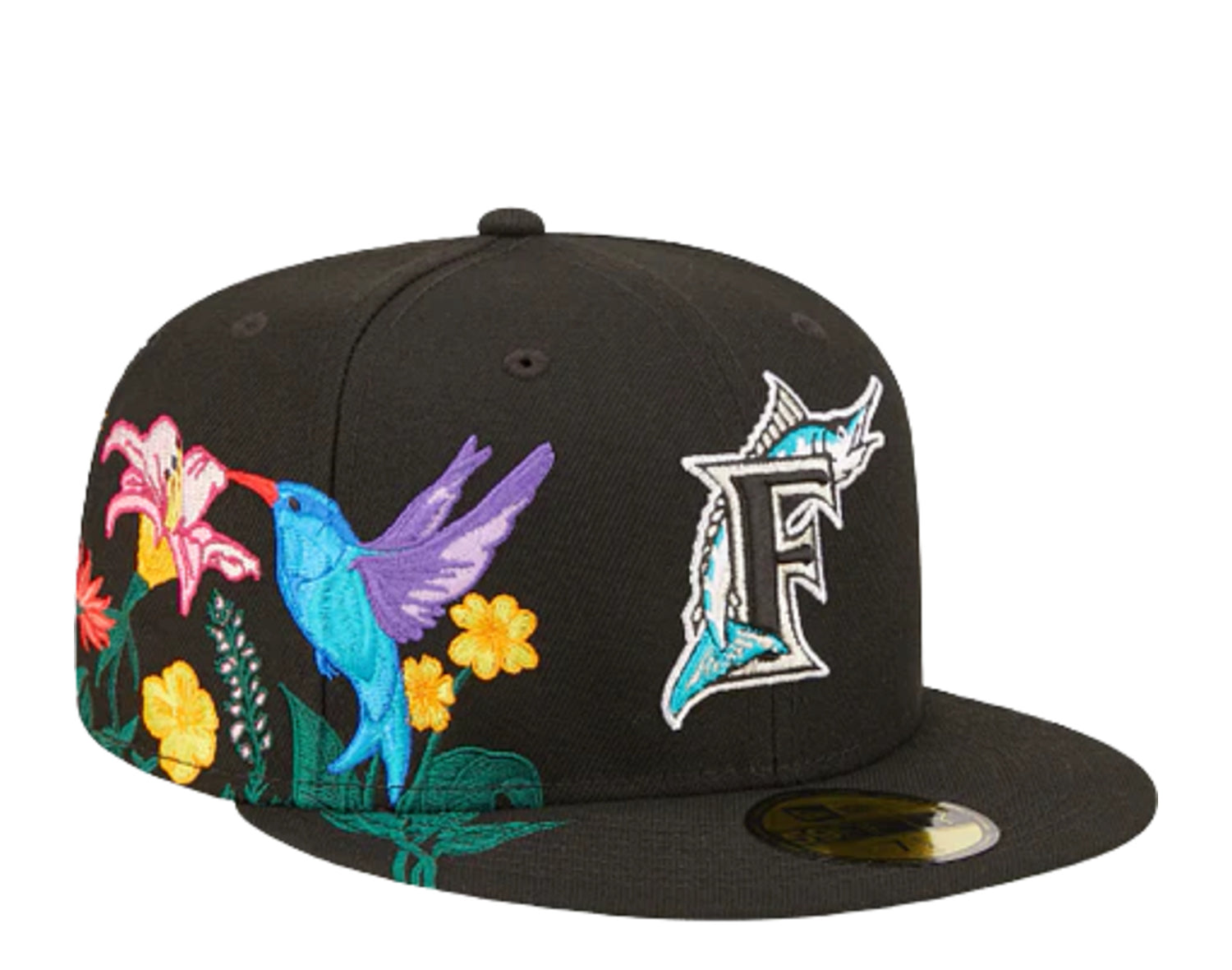 New Era 59Fifty MLB Miami Marlins Blooming Fitted Hat