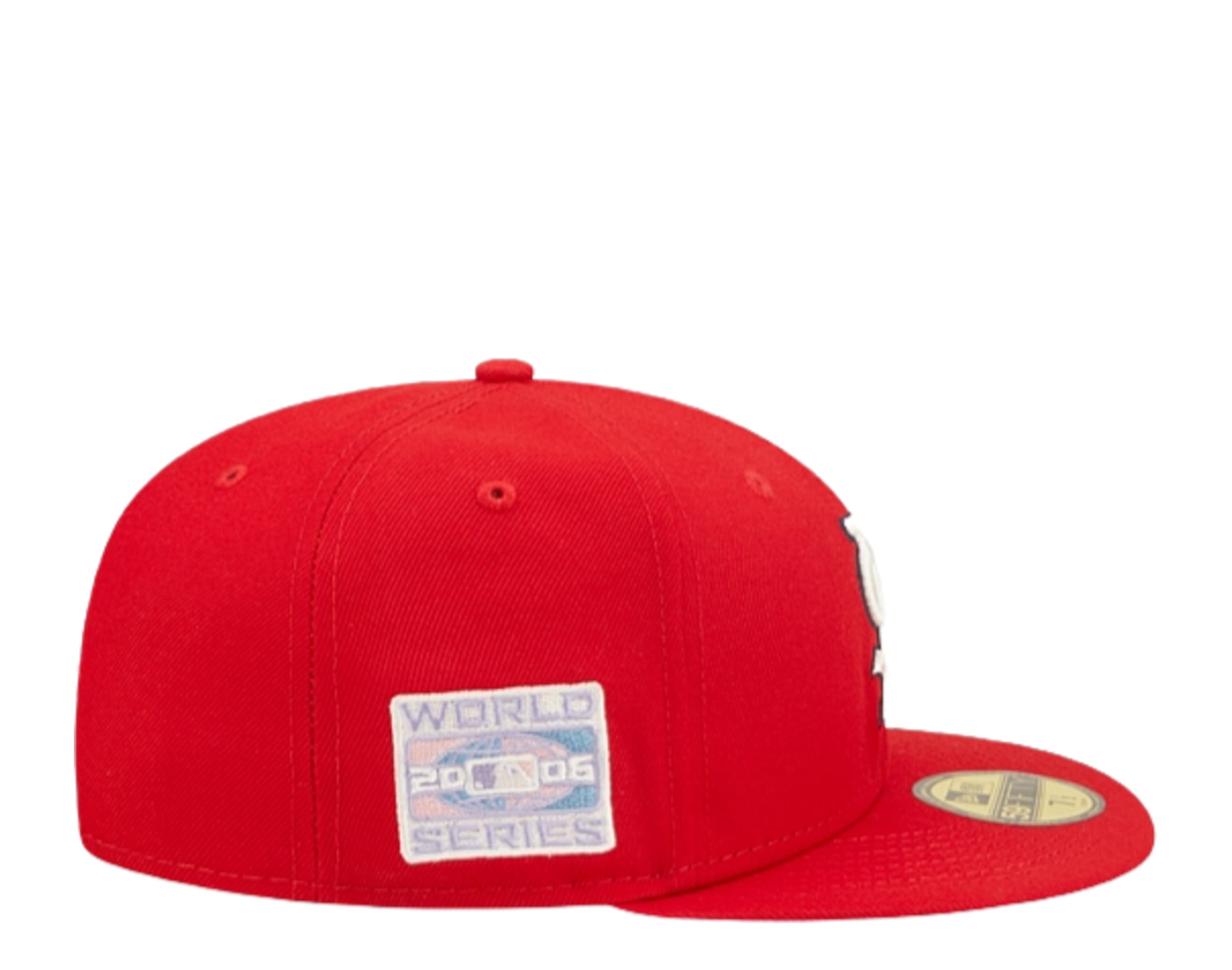 Lids St. Louis Cardinals Pro Standard Strawberry Ice Cream Drip Snapback Hat  - White/Red