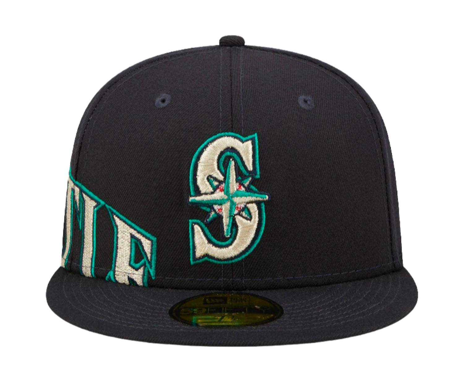 New Era 59Fifty MLB Seattle Mariners Sidesplit Fitted Hat