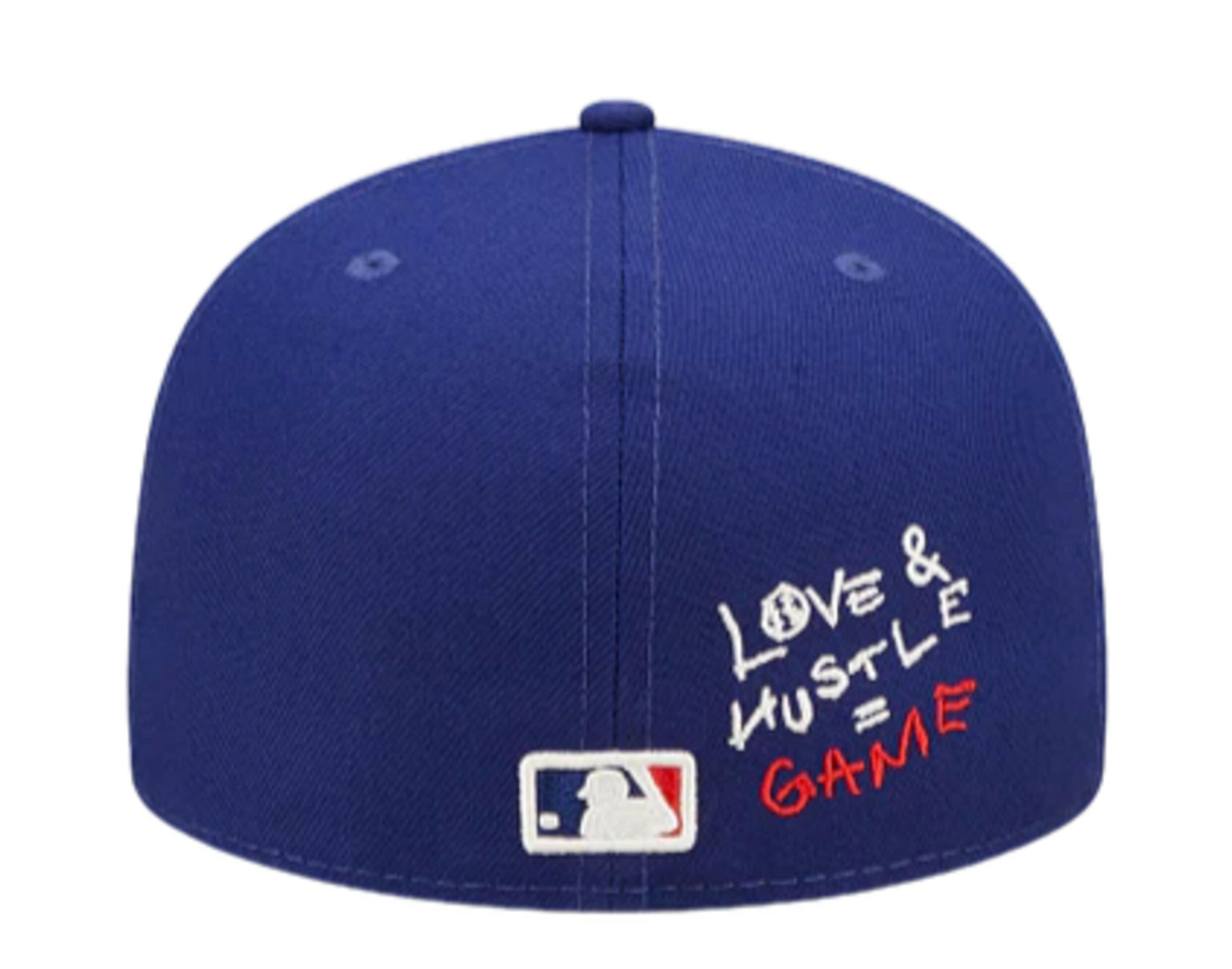 New Era 59Fifty MLB Los Angeles Dodgers Team Heart Fitted Hat.