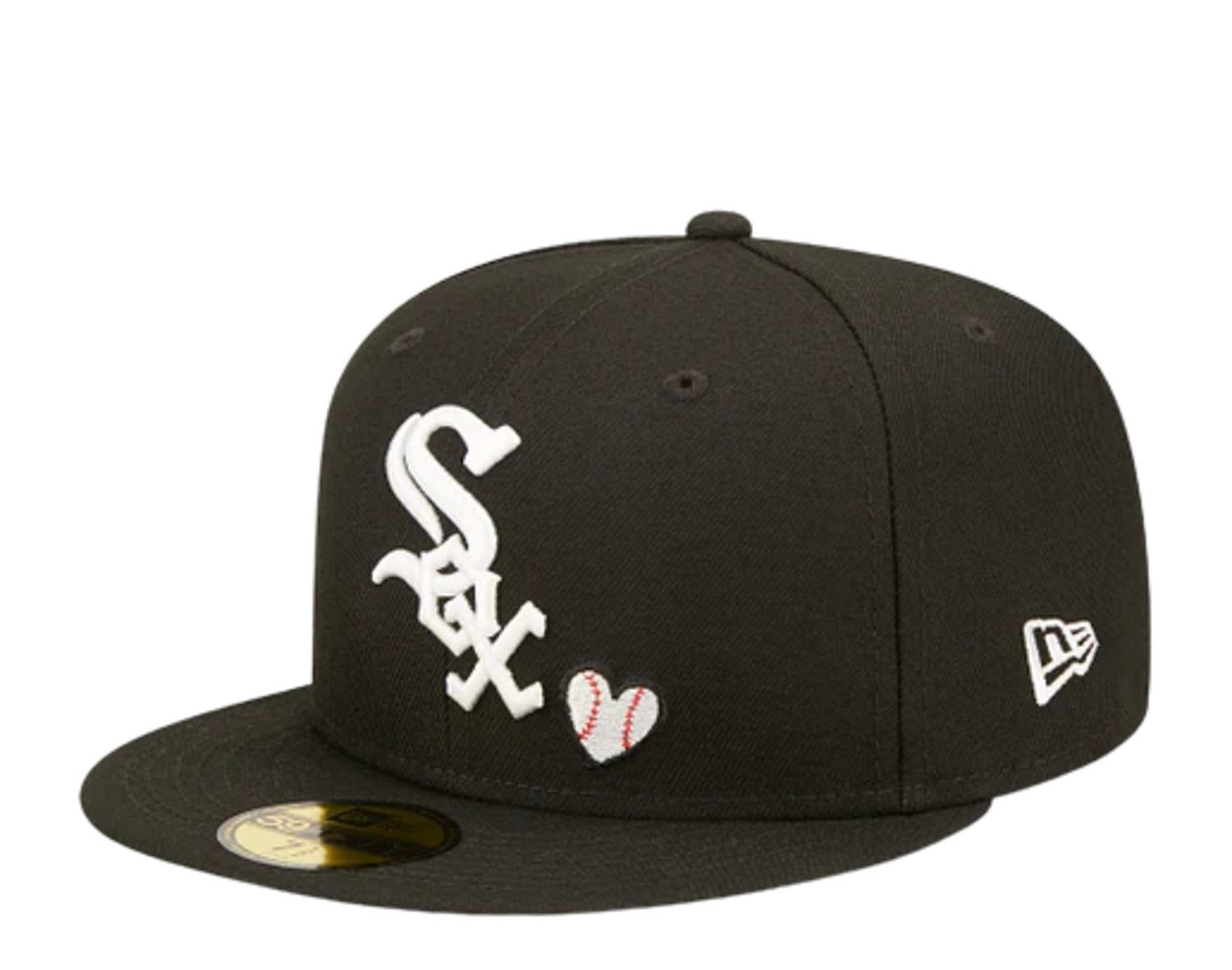 New Era 59Fifty MLB Chicago White Sox Team Heart Fitted Hat