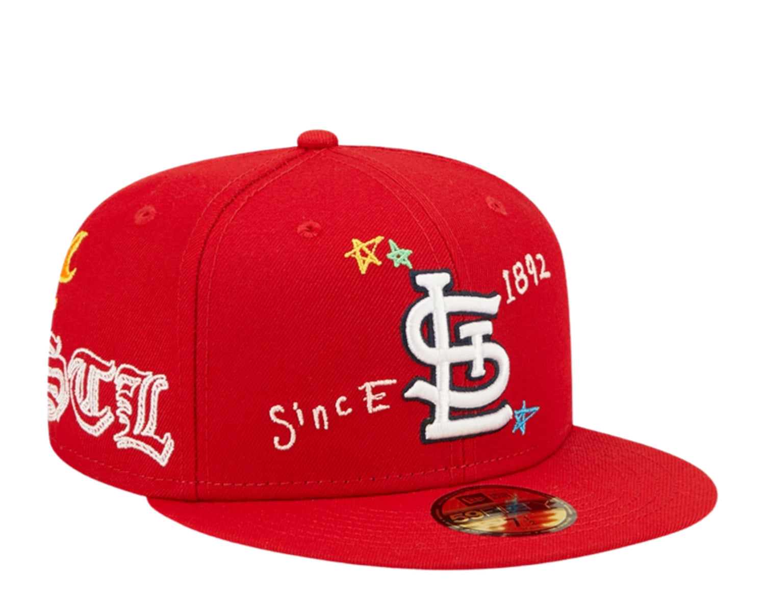 New Era 59Fifty MLB St. Louis Cardinals Scribble Fitted Hat