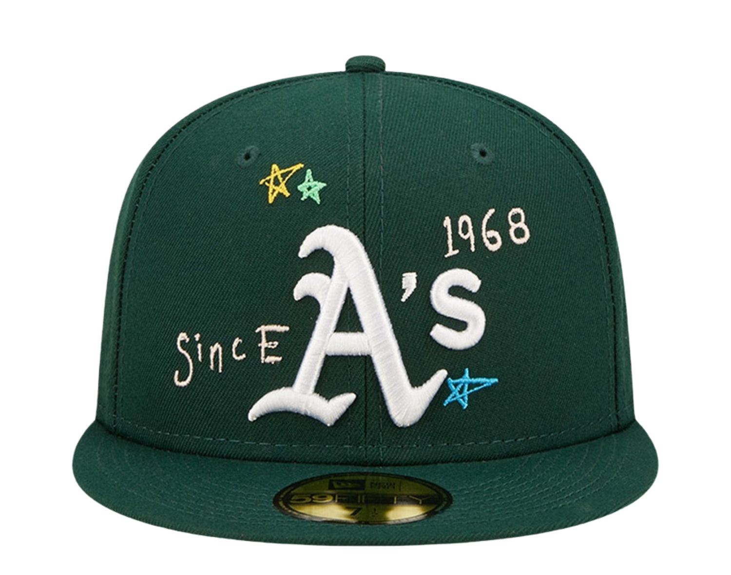 New Era 59Fifty MLB Oakland Athletics Scribble Fitted Hat