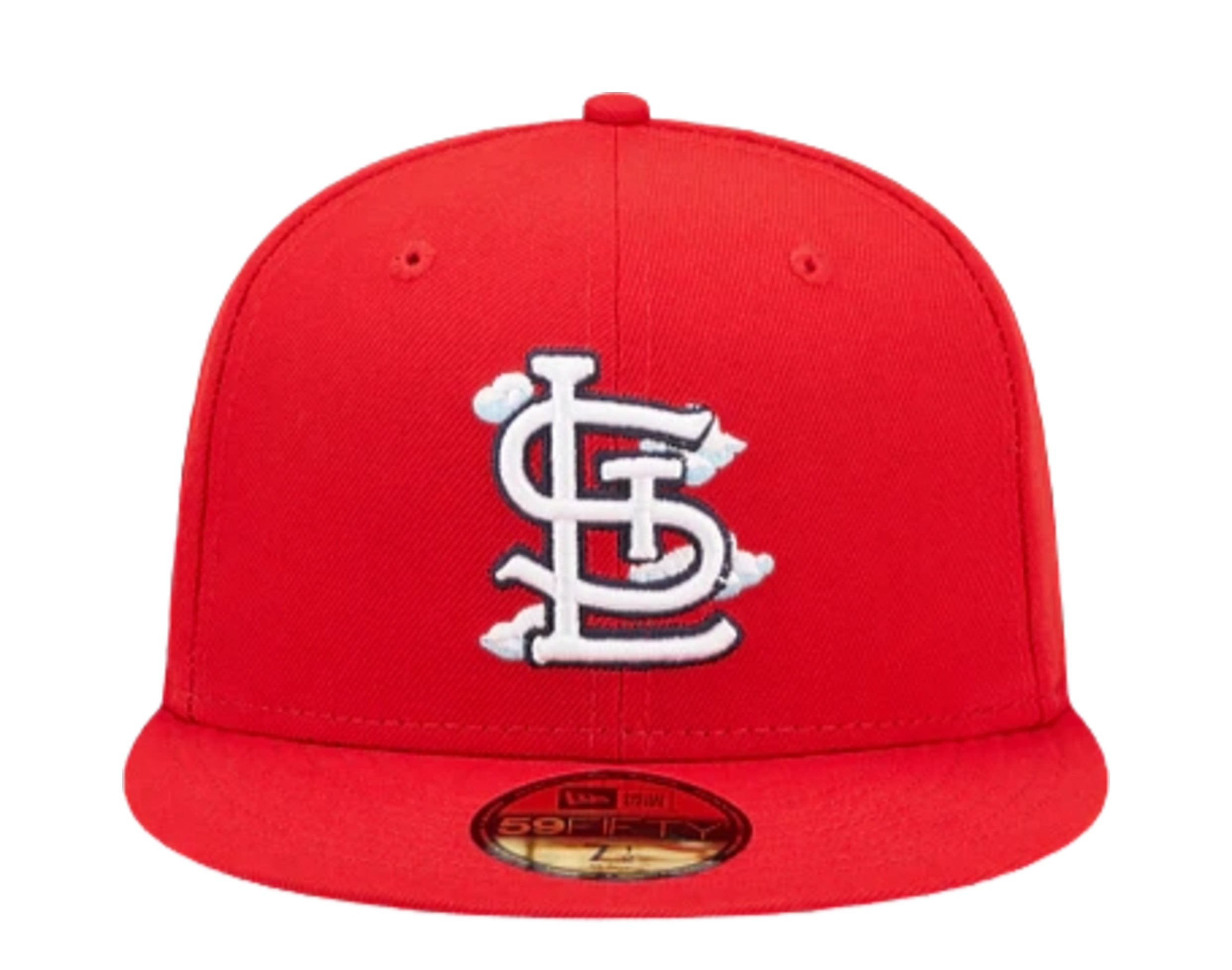 New Era St. Louis Cardinals Powder Blues Sky Throwback Two Tone Edition  59Fifty Fitted Hat, FITTED HATS, CAPS