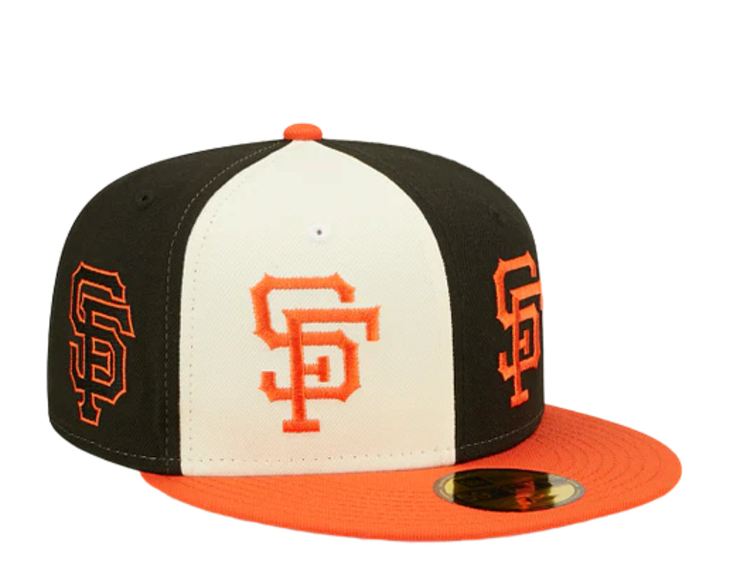 New Era 59Fifty MLB San Francisco Giants Logo Pinwheel Fitted Hat