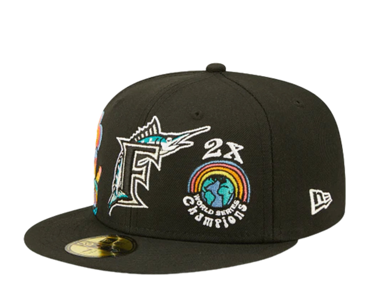 New Era 59Fifty MLB Miami Marlins Groovy Fitted Hat