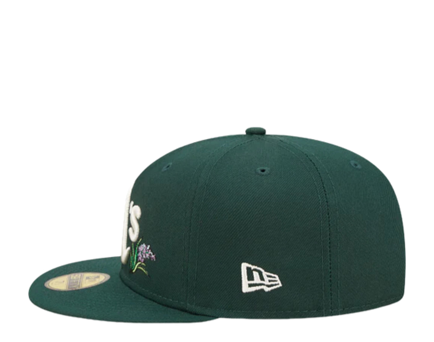 New Era 59Fifty MLB Oakland Athletics Watercolor Floral Fitted Hat