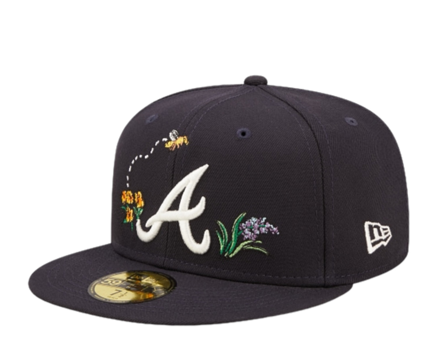 New Era 59Fifty MLB Atlanta Braves Watercolor Floral Fitted Hat