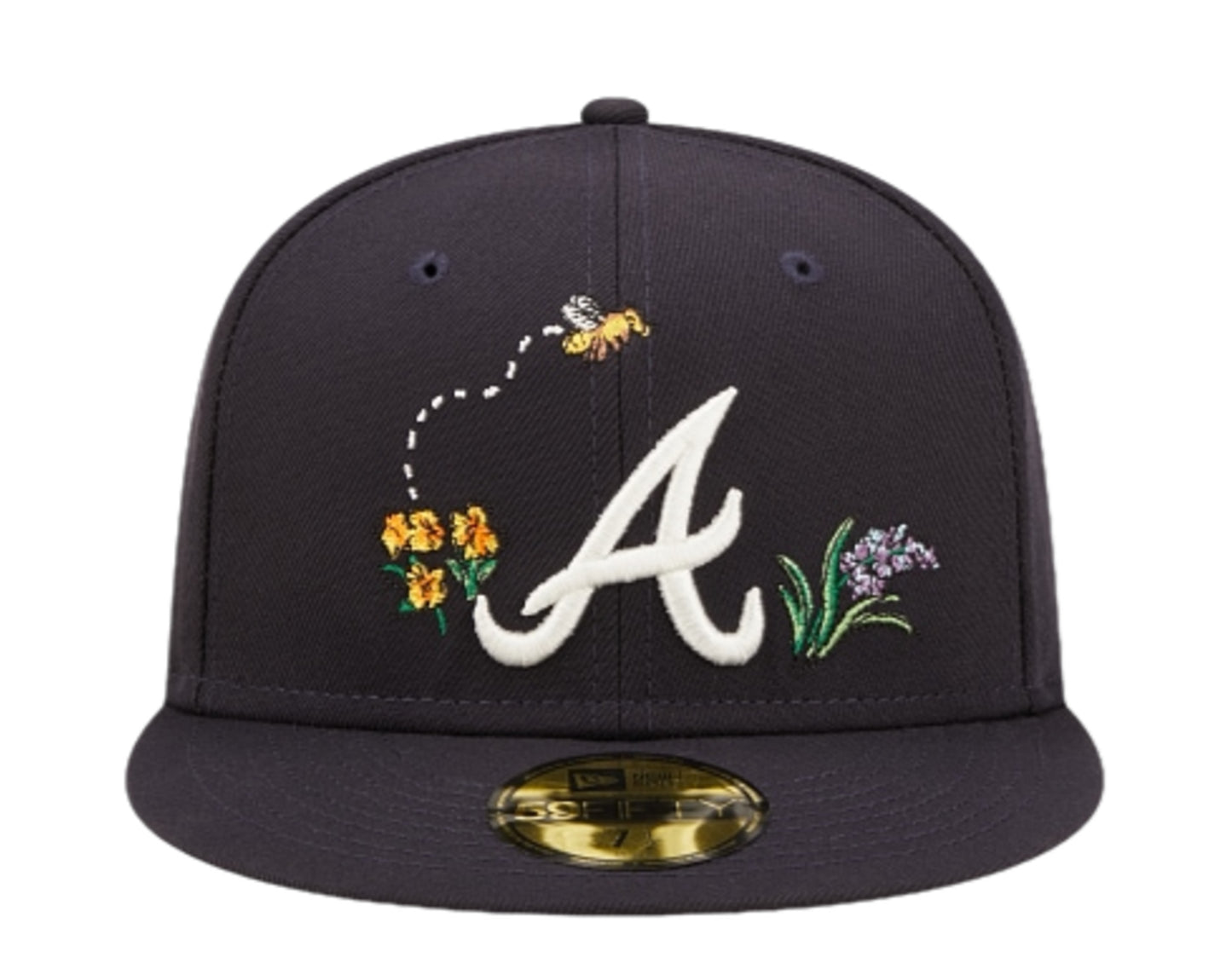 New Era 59Fifty MLB Atlanta Braves Watercolor Floral Fitted Hat