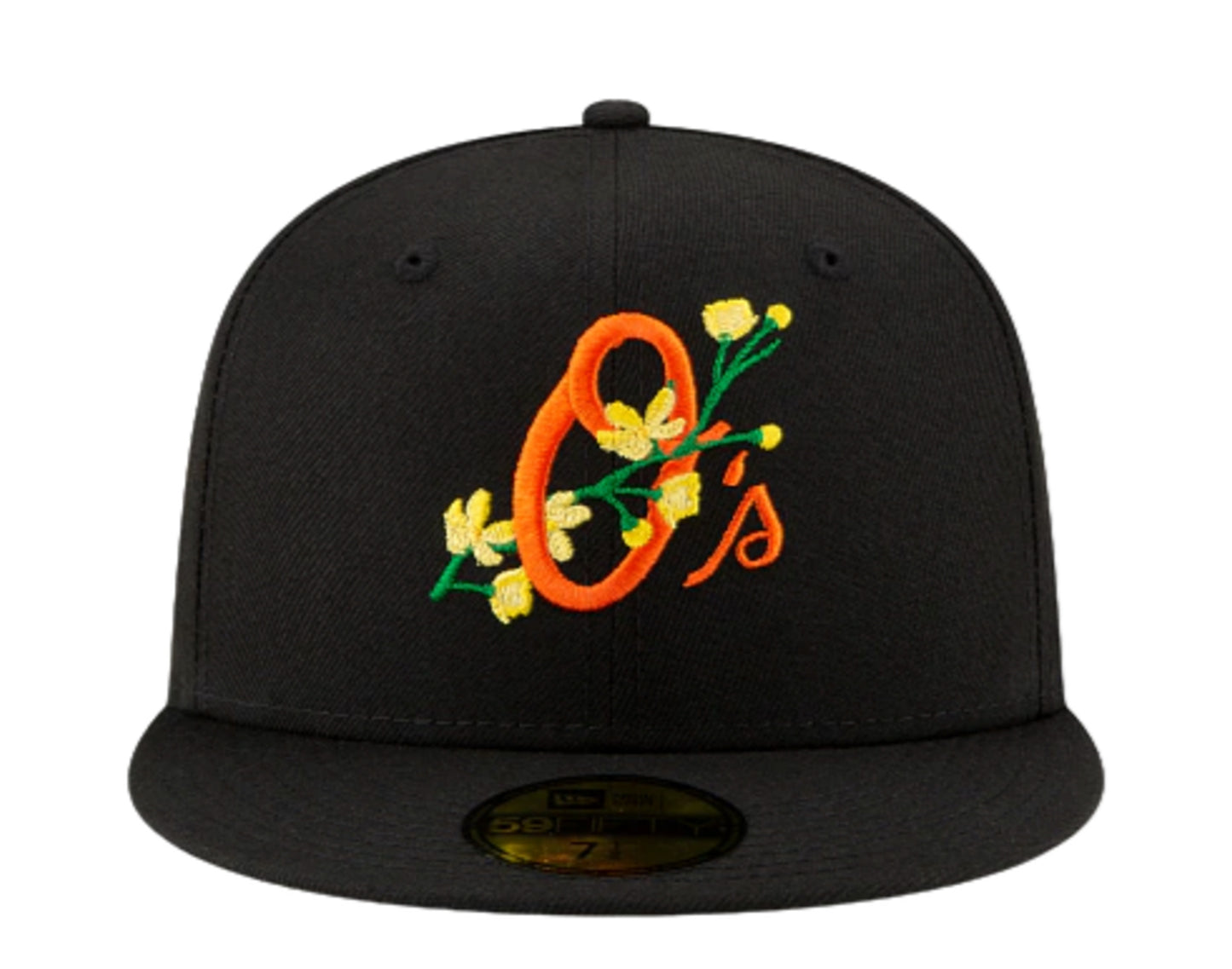 New Era 59Fifty MLB Baltimore Orioles Side Patch Bloom Fitted Hat