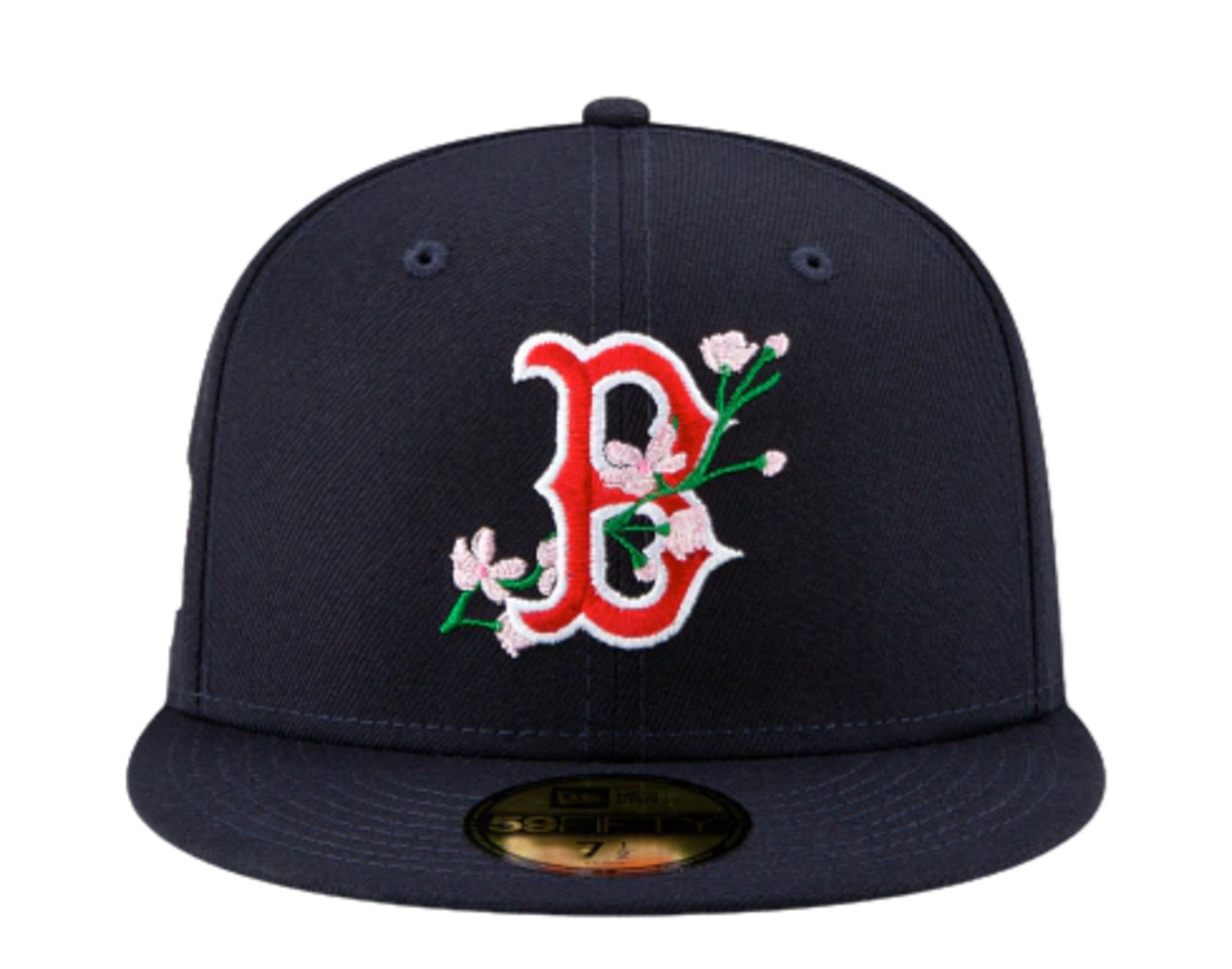 New Era 59Fifty MLB Boston Red Sox Side Patch Bloom Fitted Hat