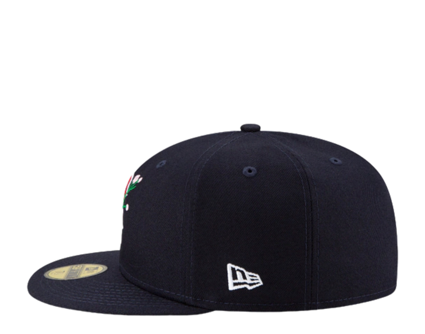 New Era 59Fifty MLB Boston Red Sox Side Patch Bloom Fitted Hat