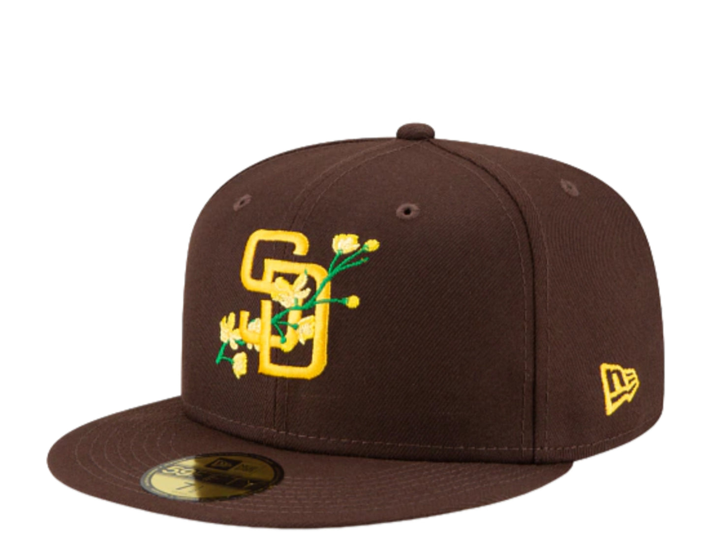 New Era 59Fifty MLB San Diego Padres Side Patch Bloom Fitted Hat