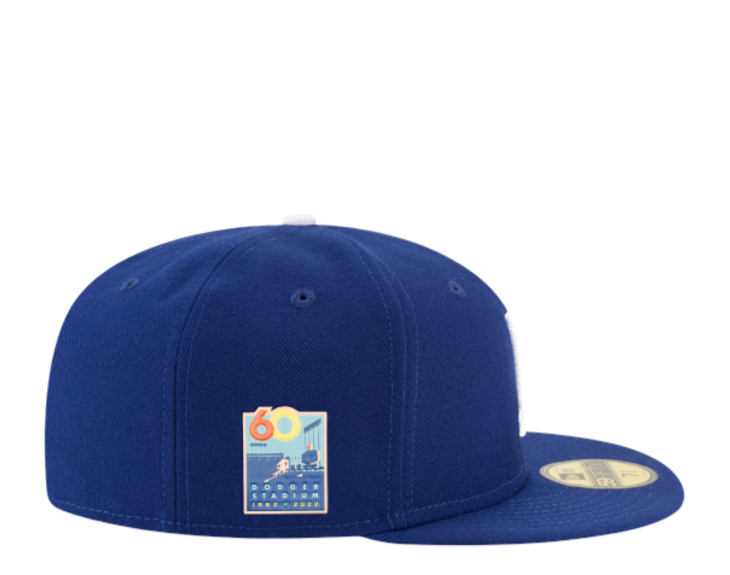 New Era 59FIFTY MLB Los Angeles Dodgers 60th Anniversary Authentic Collection Fitted Hat 7 7/8