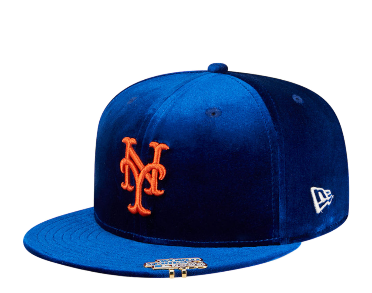 New Era 59Fifty MLB New York Mets Velvet Visor Clip Fitted Hat