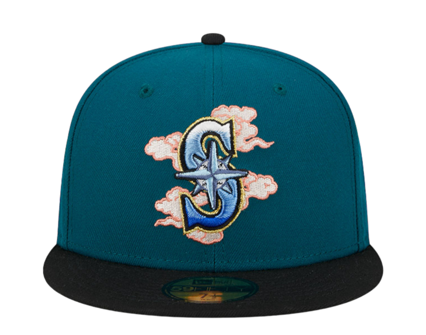 New Era 59Fifty MLB Seattle Mariners Cloud Spiral Fitted Hat