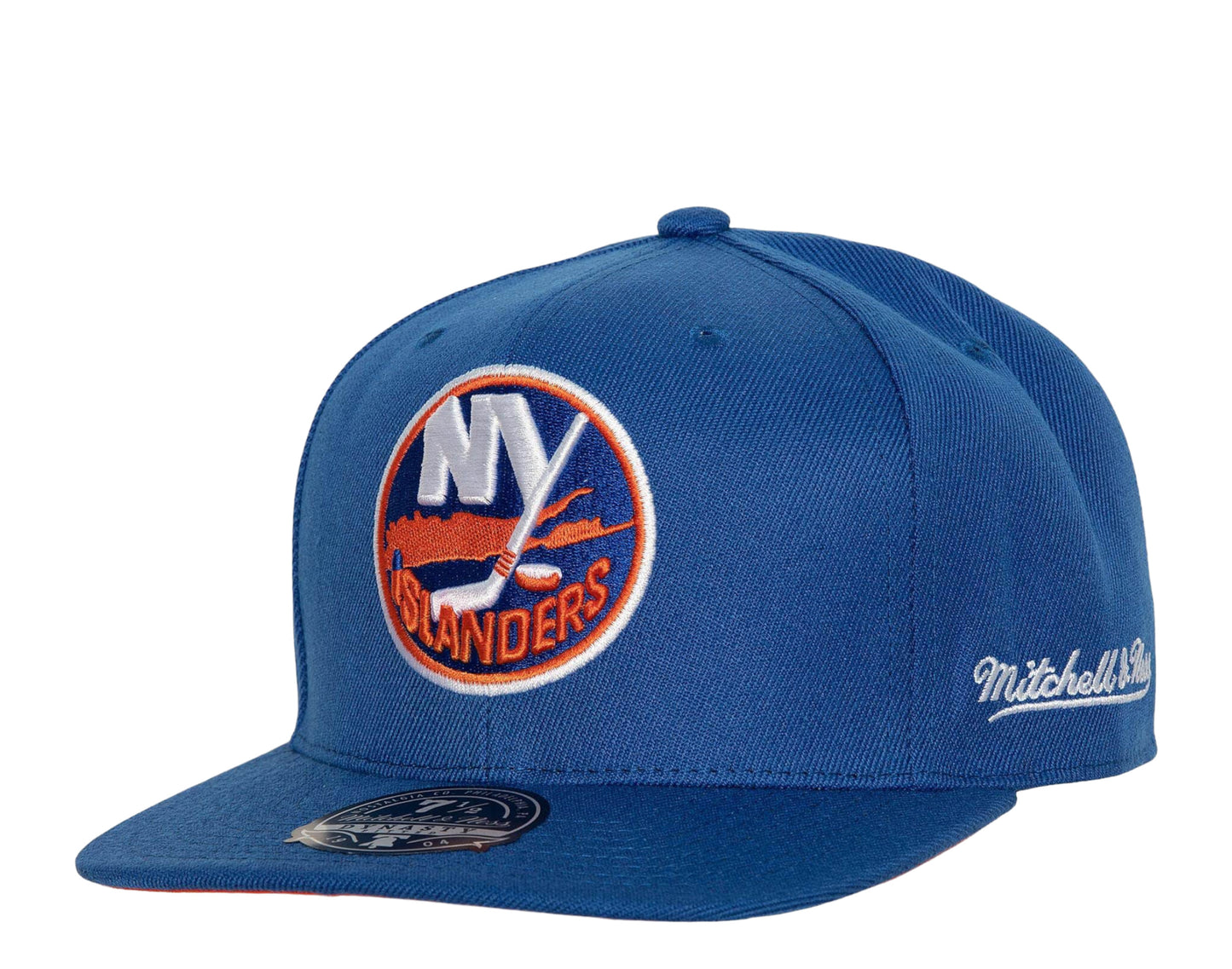 New York Islanders Mitchell And Ness Fisherman Throwback Logo Hat