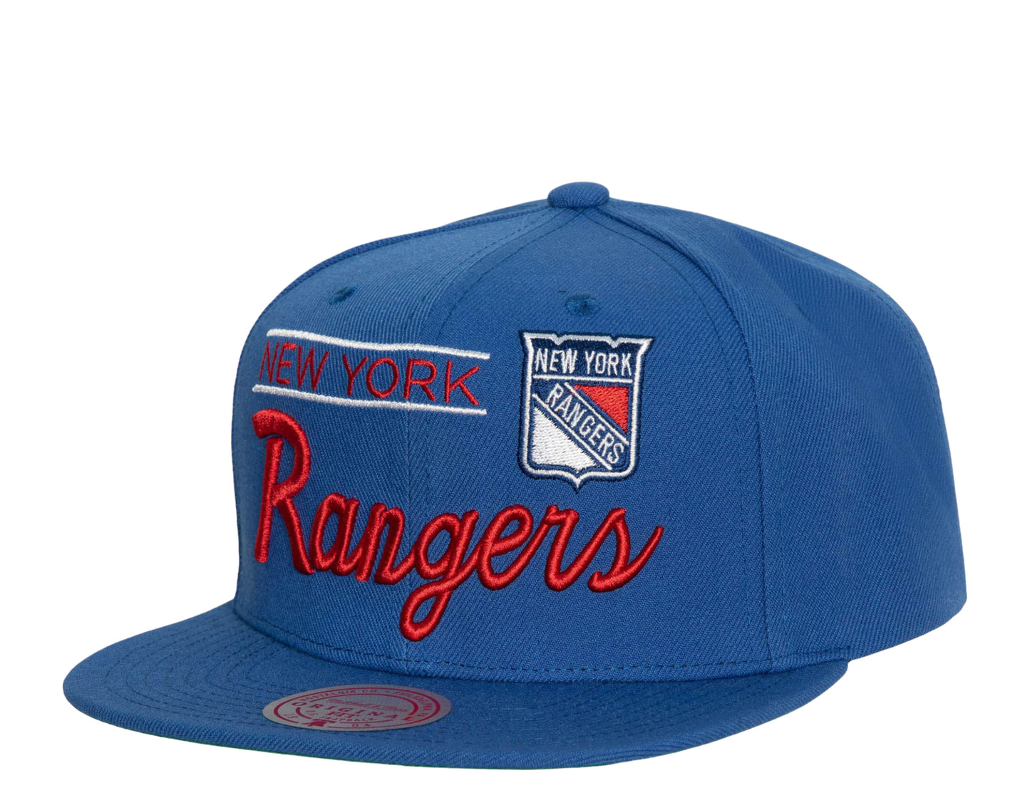 Mitchell & Ness NHL New York Rangers Retro Lock Up Snapback Hat