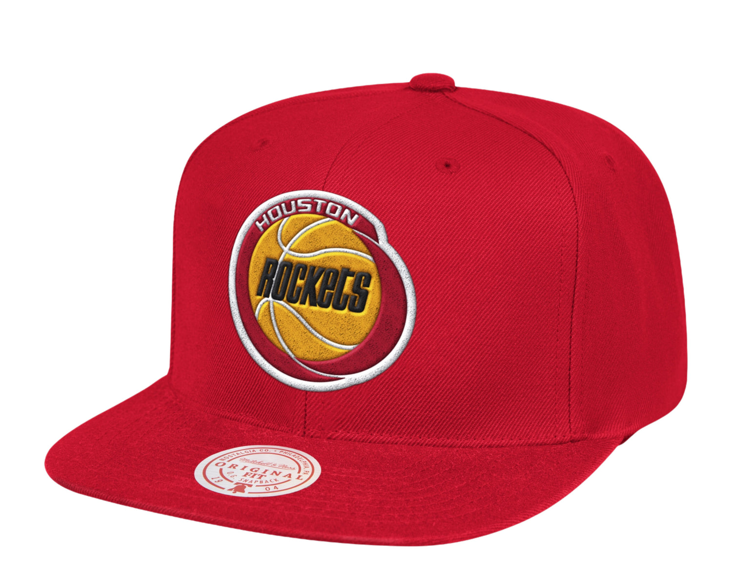 Mitchell & Ness NBA Houston Rockets HWC Team Ground Snapback Hat