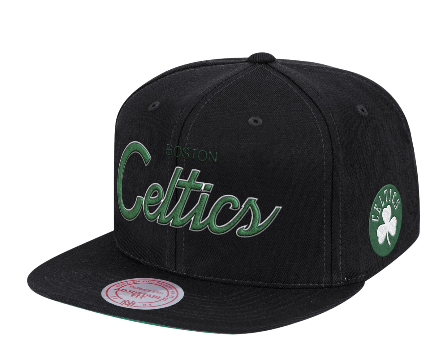 Mitchell & Ness NBA Boston Celtics Foundation Script Snapback Hat