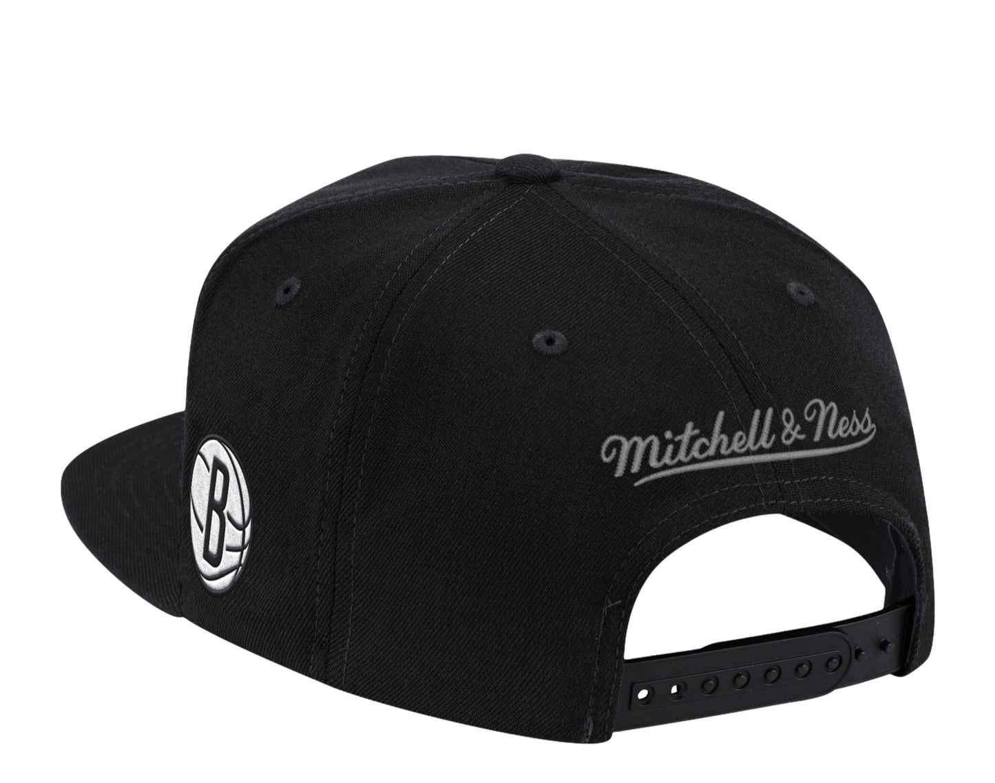Mitchell & Ness NBA Brooklyn Nets Foundation Script Snapback Hat