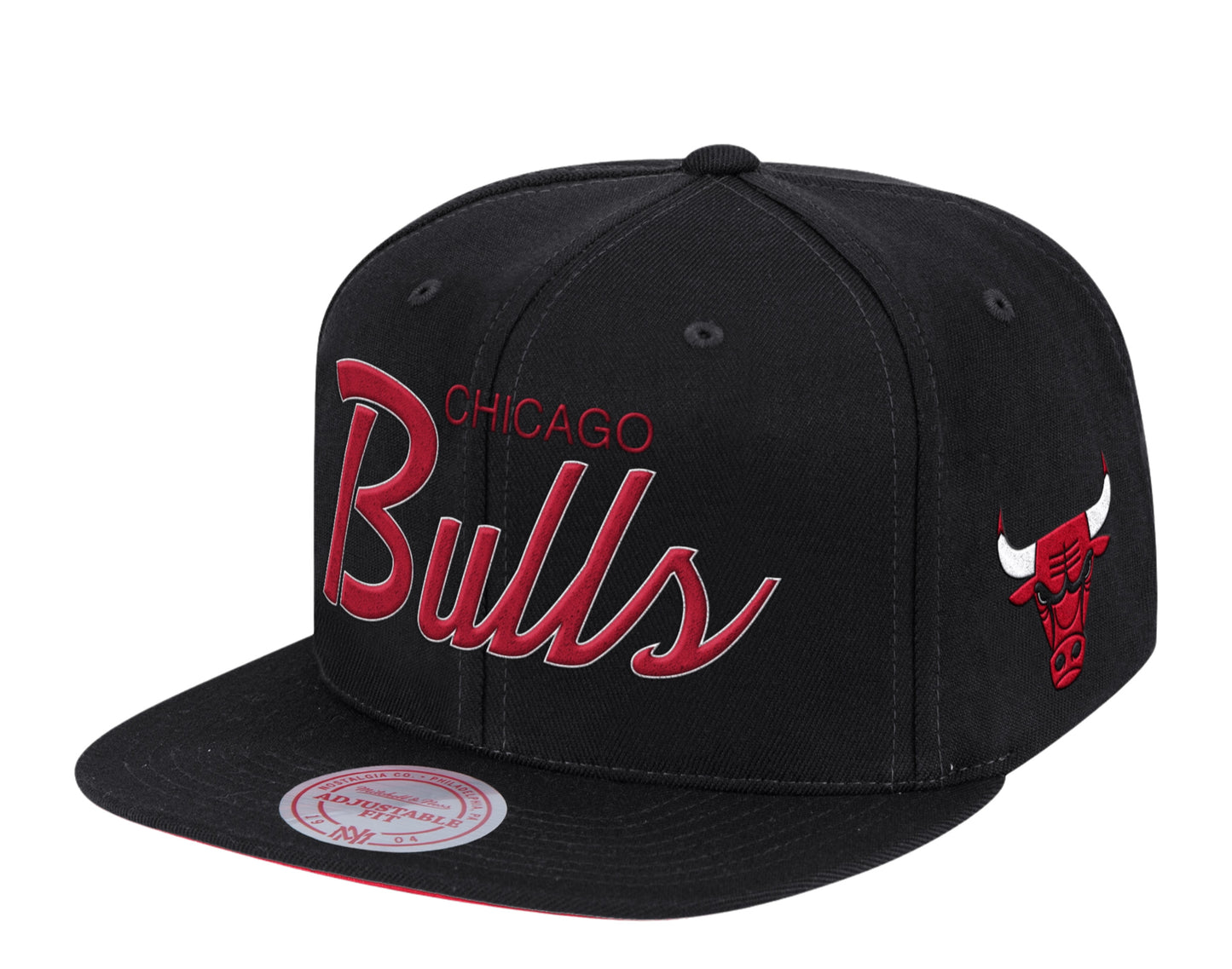 Mitchell & Ness NBA Chicago Bulls Foundation Script Snapback Hat