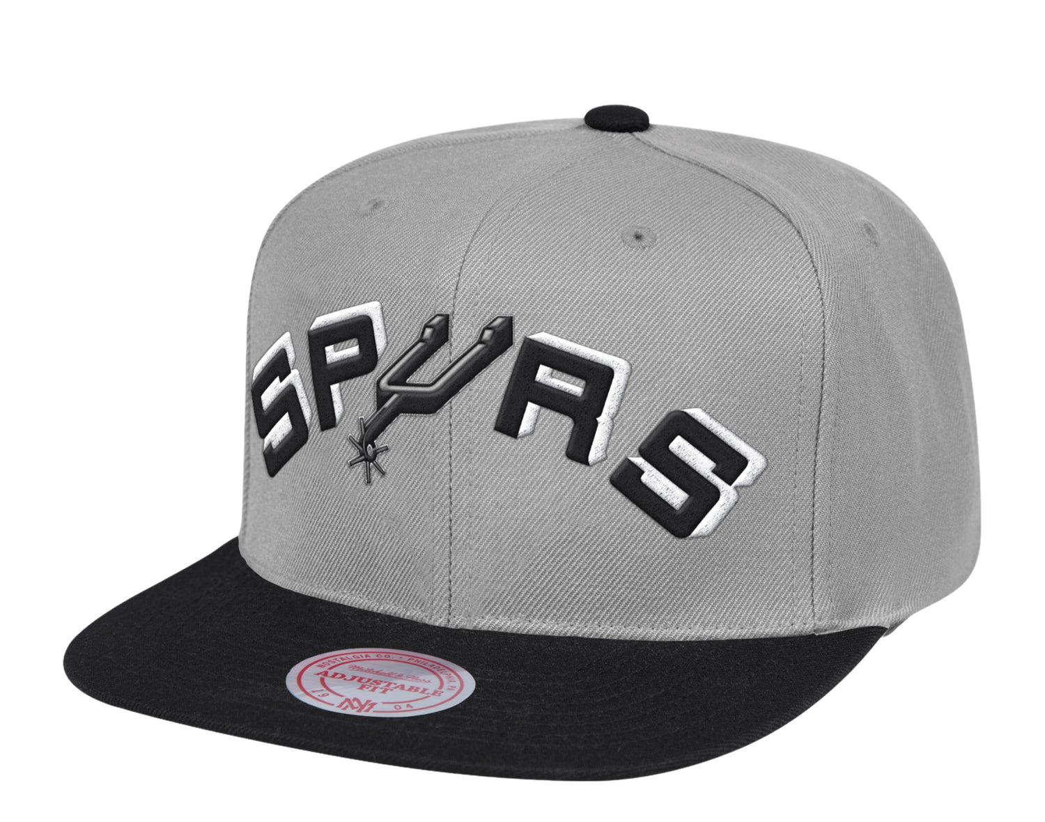 Mitchell & Ness NBA San Antonio Spurs HWC Wool 2 Tone Snapback Hat