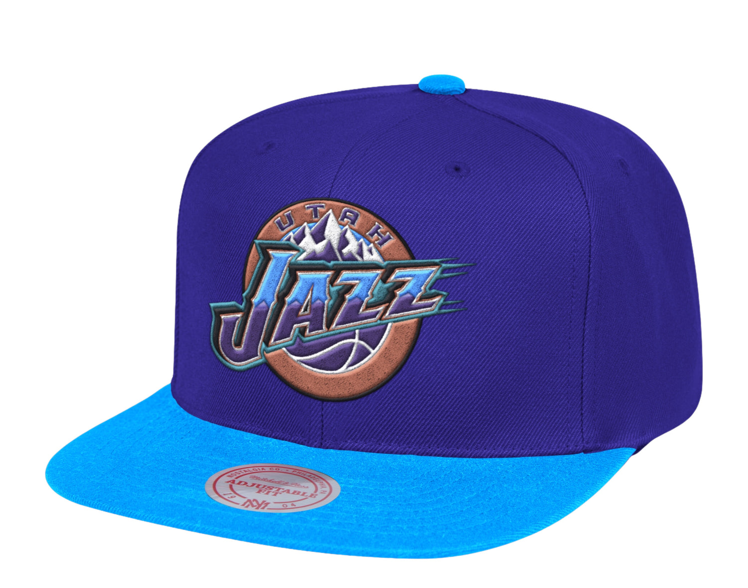 Mitchell & Ness NBA Utah Jazz HWC Wool 2 Tone Snapback Hat