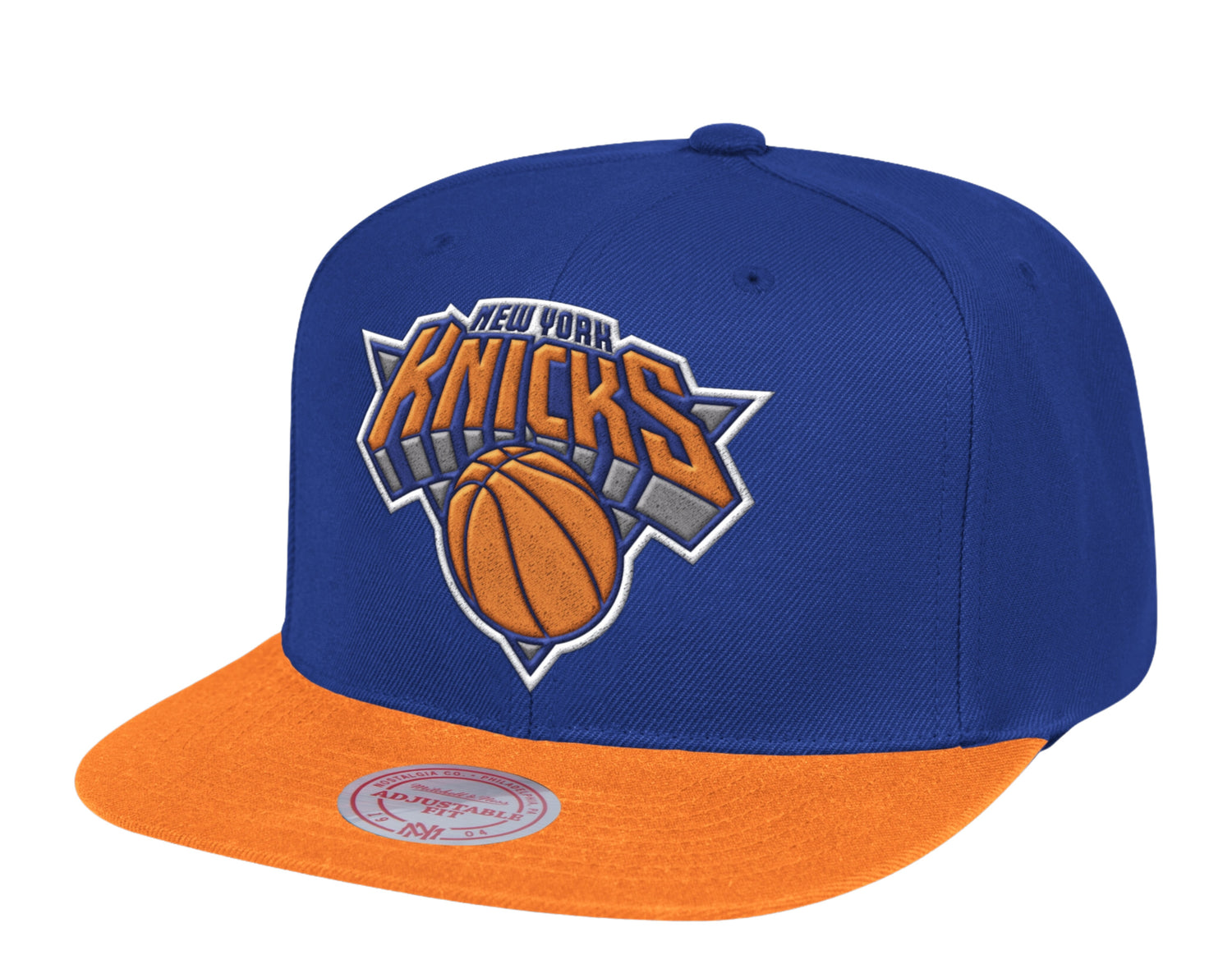 Mitchell & Ness NBA New York Knicks Wool 2 Tone Snapback Hat