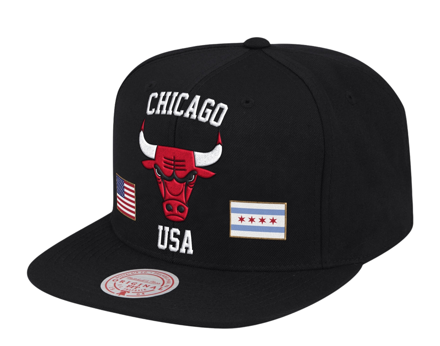 Mitchell & Ness NBA Chicago Bulls USA City Pride Snapback Hat