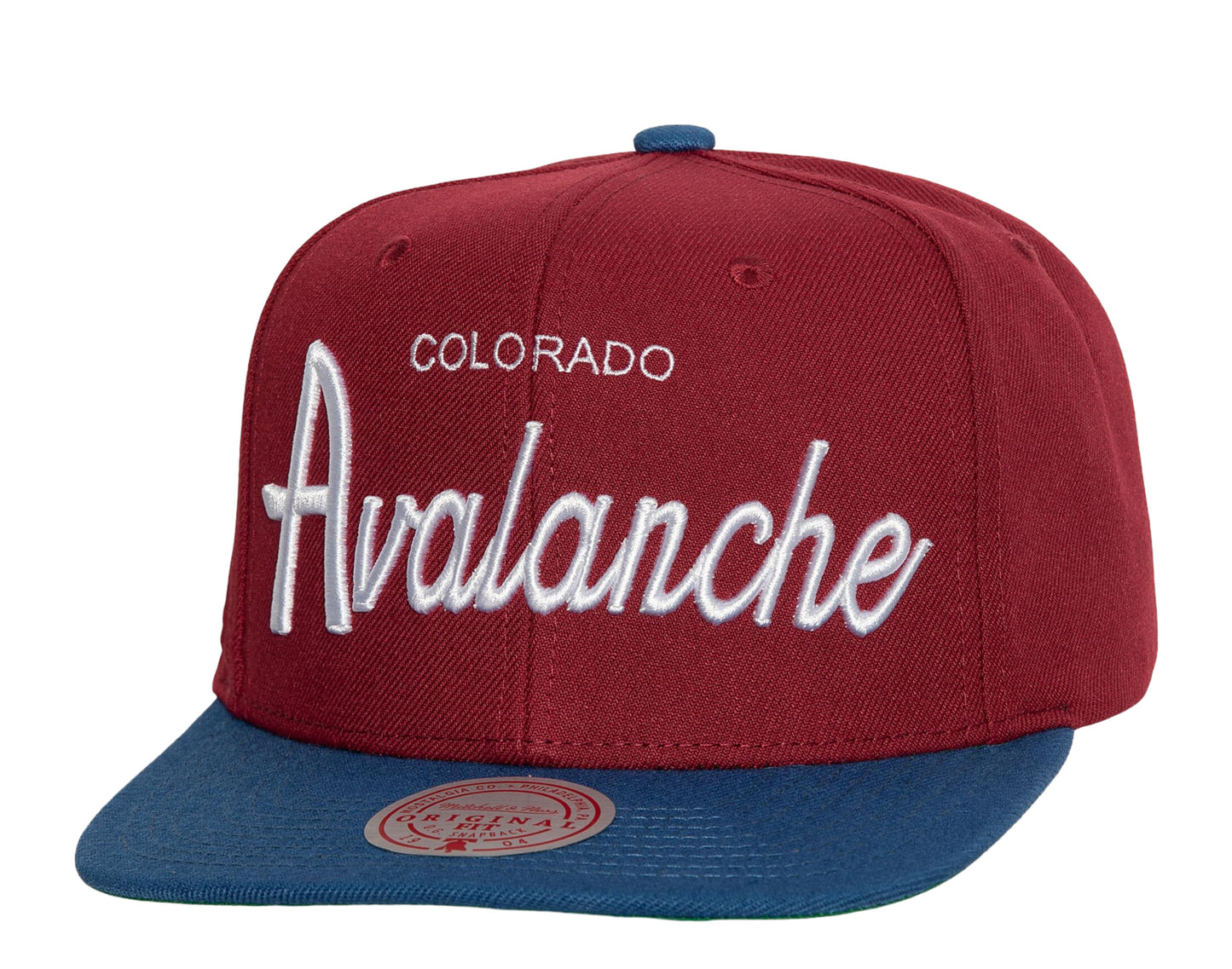 Mitchell & Ness NHL Colorado Avalanche Vintage Script Snapback Hat