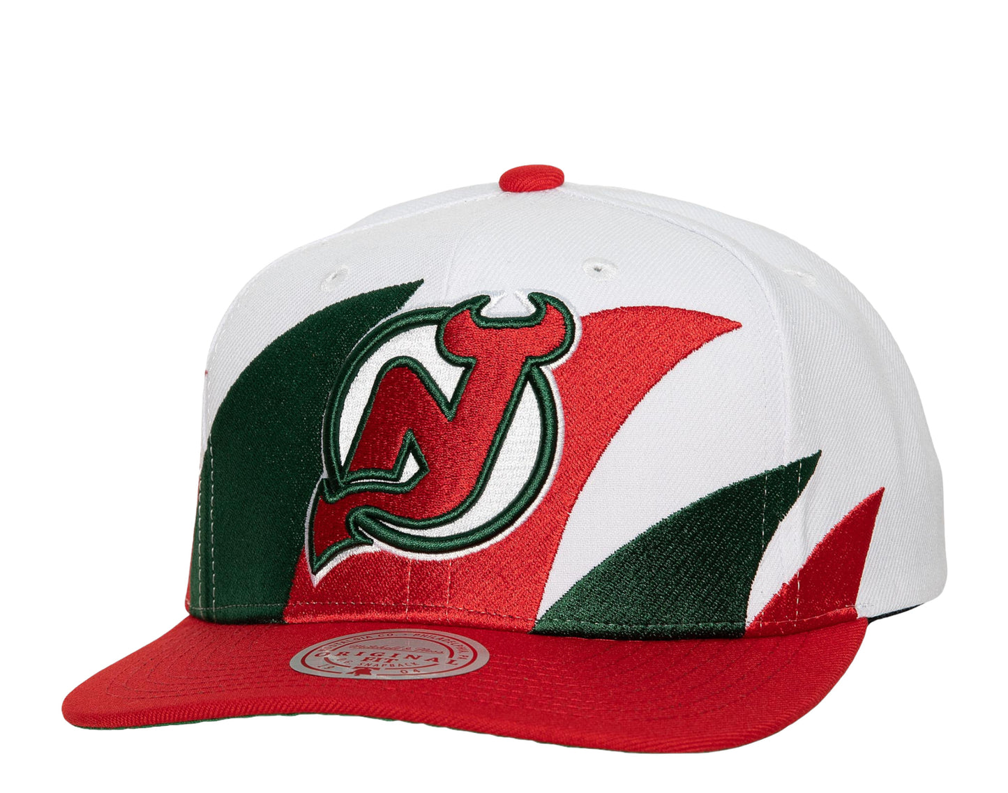 Mitchell & Ness NHL New Jersey Devils Vintage Sharktooth Snapback Hat