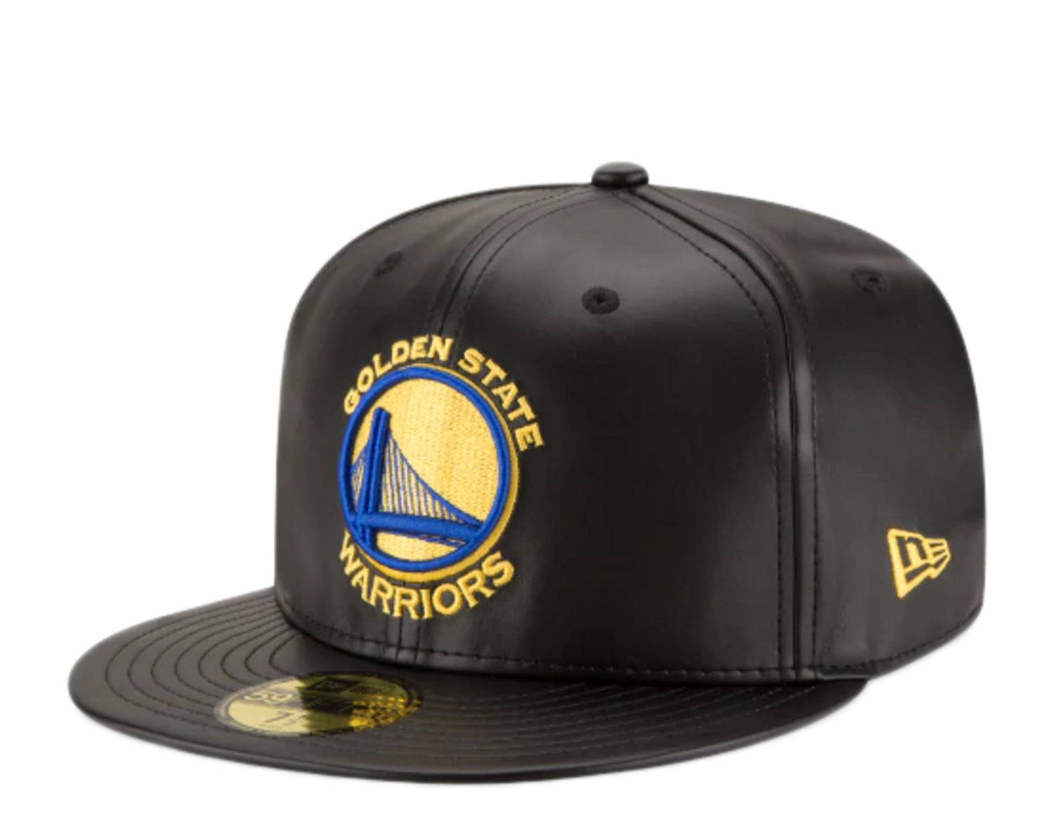 New Era 59Fifty NBA Golden State Warriors Team Faux Leather Fitted Hat
