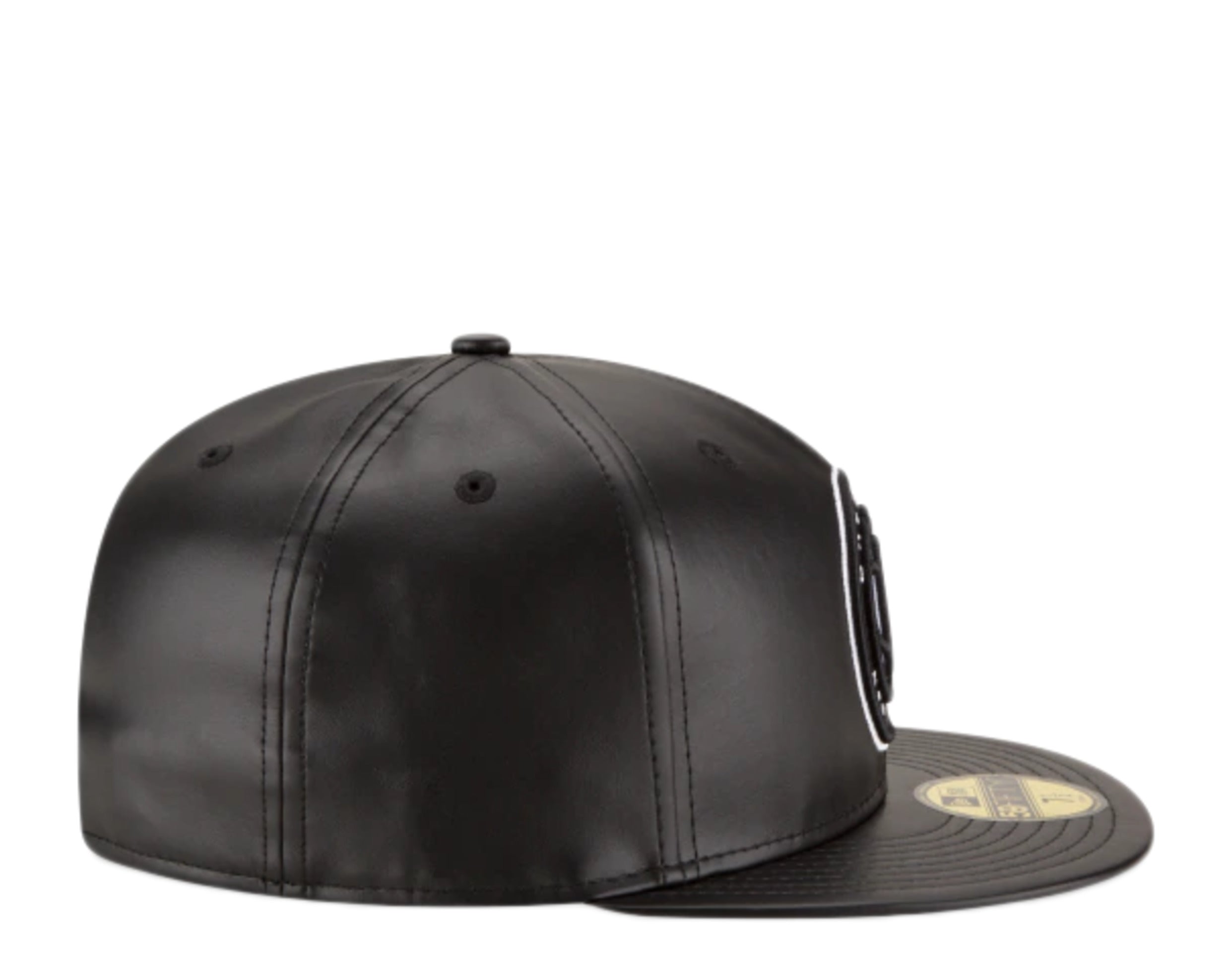 Brooklyn nets shop leather hat