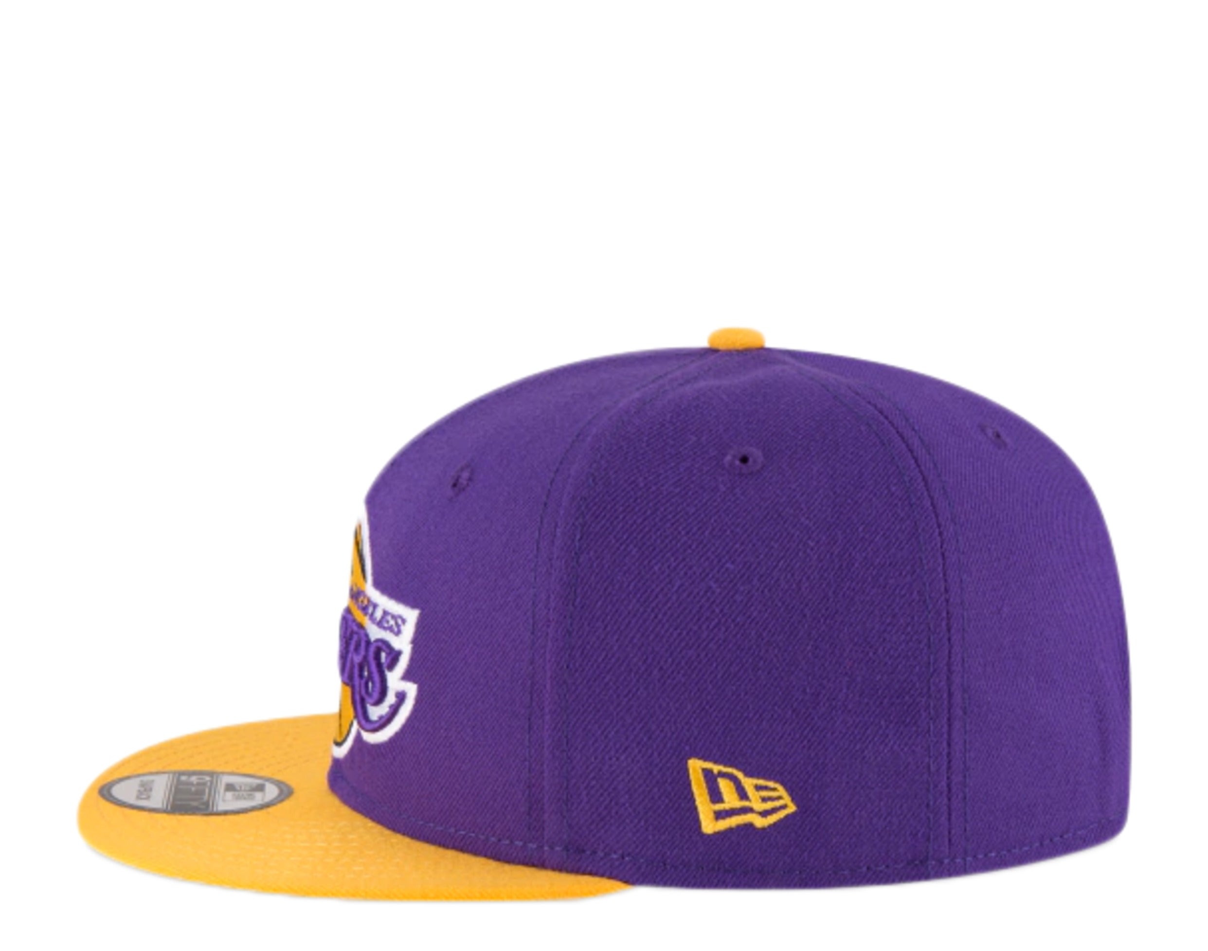 New Era Los Angeles Lakers 2-Tone Stock Original 9FIFTY Snapback Hat