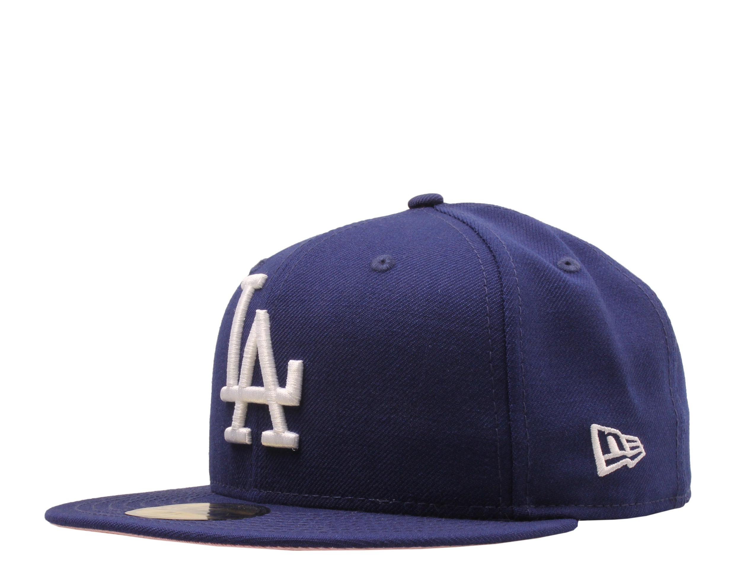 New Era x NYCMode 59Fifty MLB Los Angeles Dodgers 1963 World Series Fitted  W/ Pink Undervisor