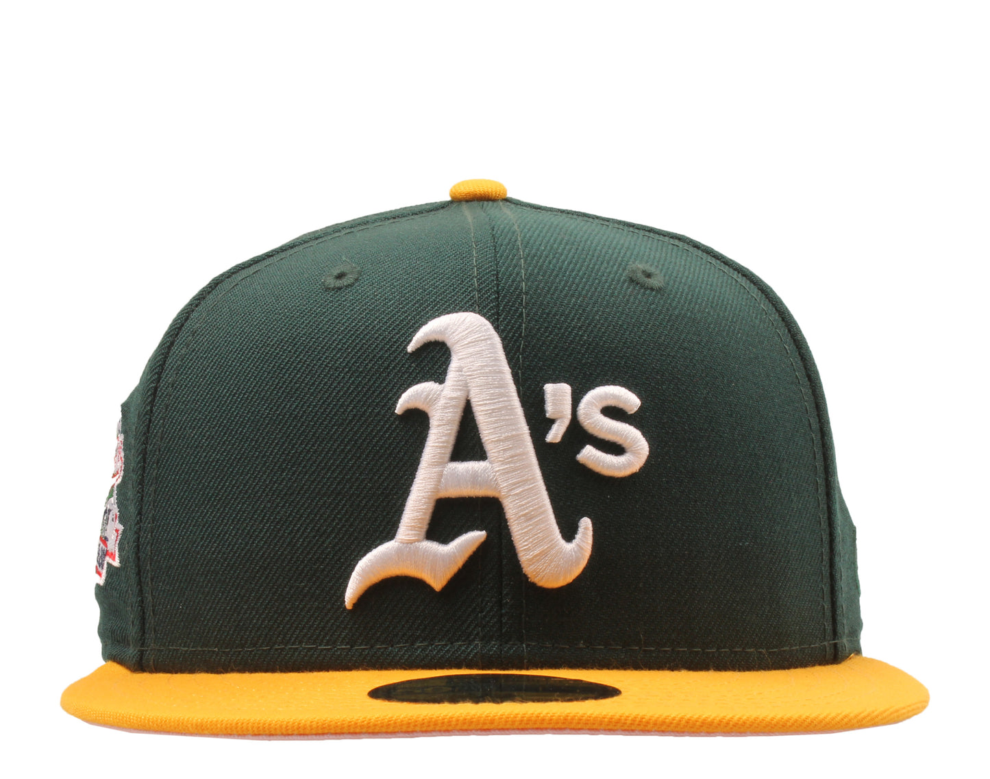 New Era x NYCMode 59Fifty MLB Oakland Athletics 1989 World Series Fitted W/ Pink Undervisor