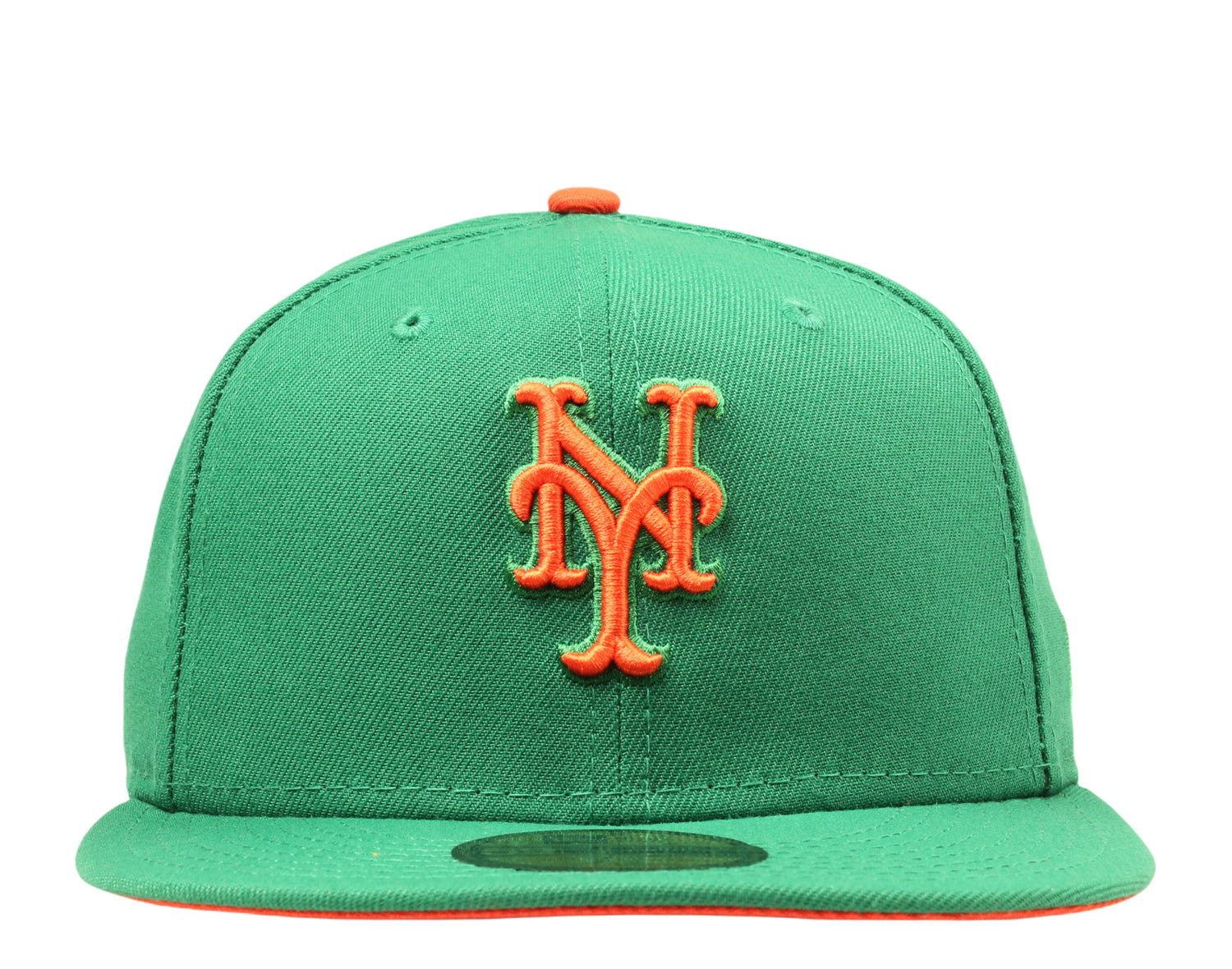 New Era x NYCMode 59Fifty MLB New York Mets Fitted Hat W/ Orange Undervisor