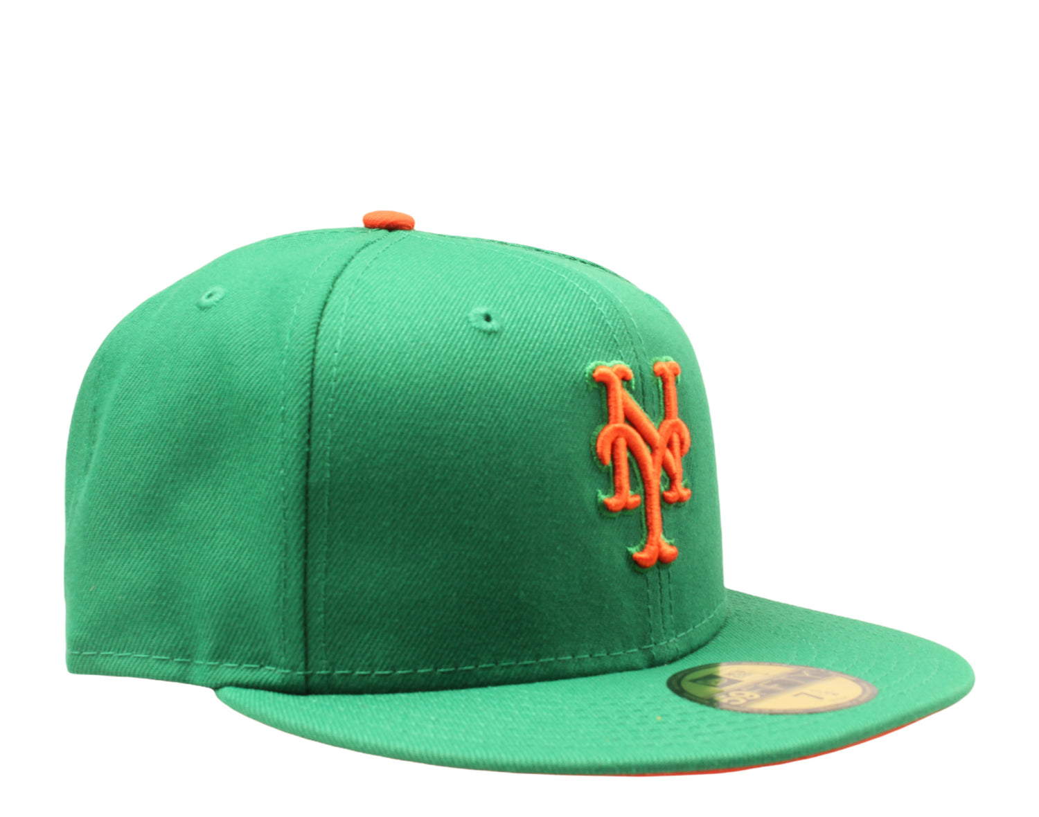 New Era x NYCMode 59Fifty MLB New York Mets Fitted Hat W/ Orange Undervisor