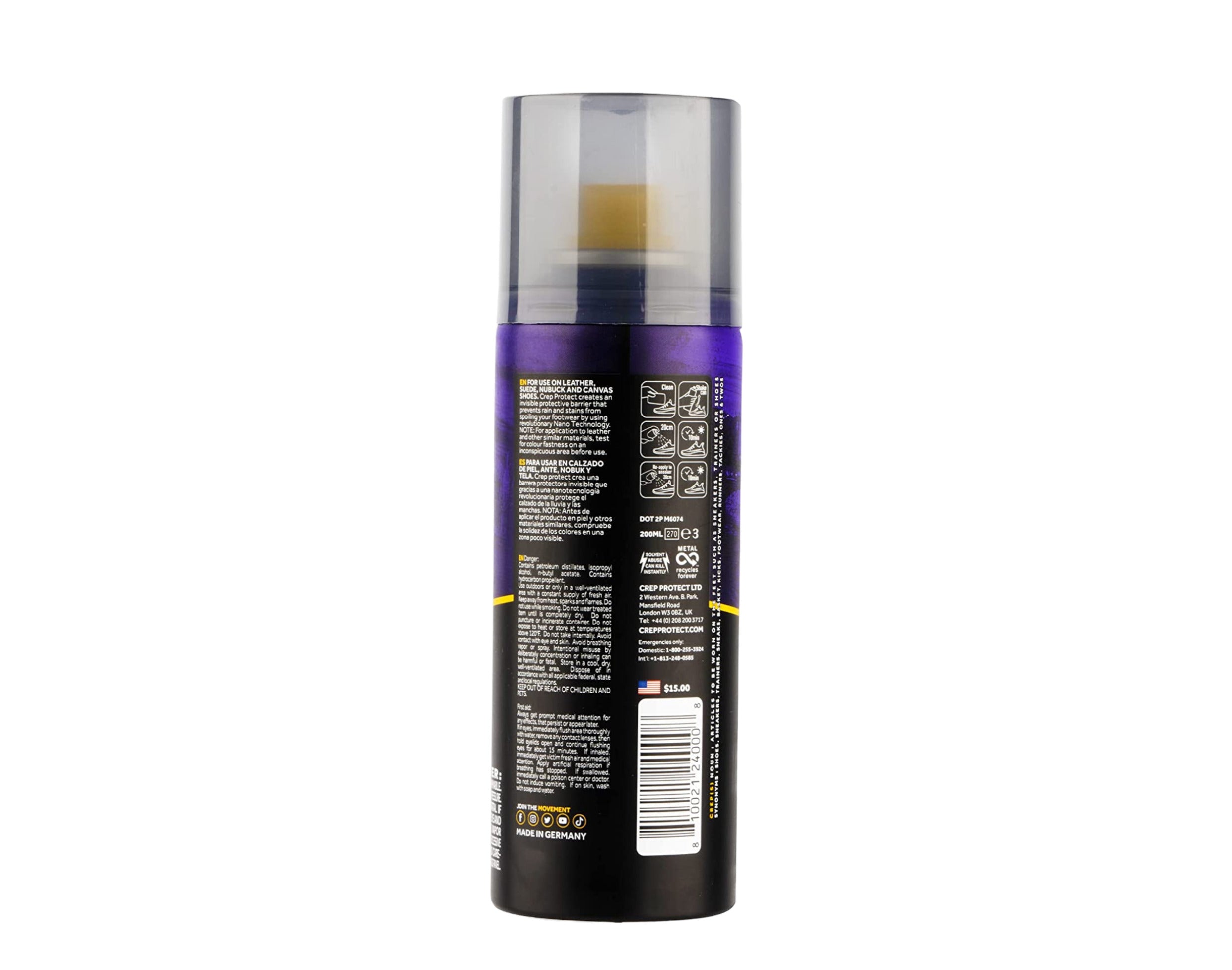 Crep Protect Spray The Ultimate Rain & Stain Resistant Barrier (200ml) 1000