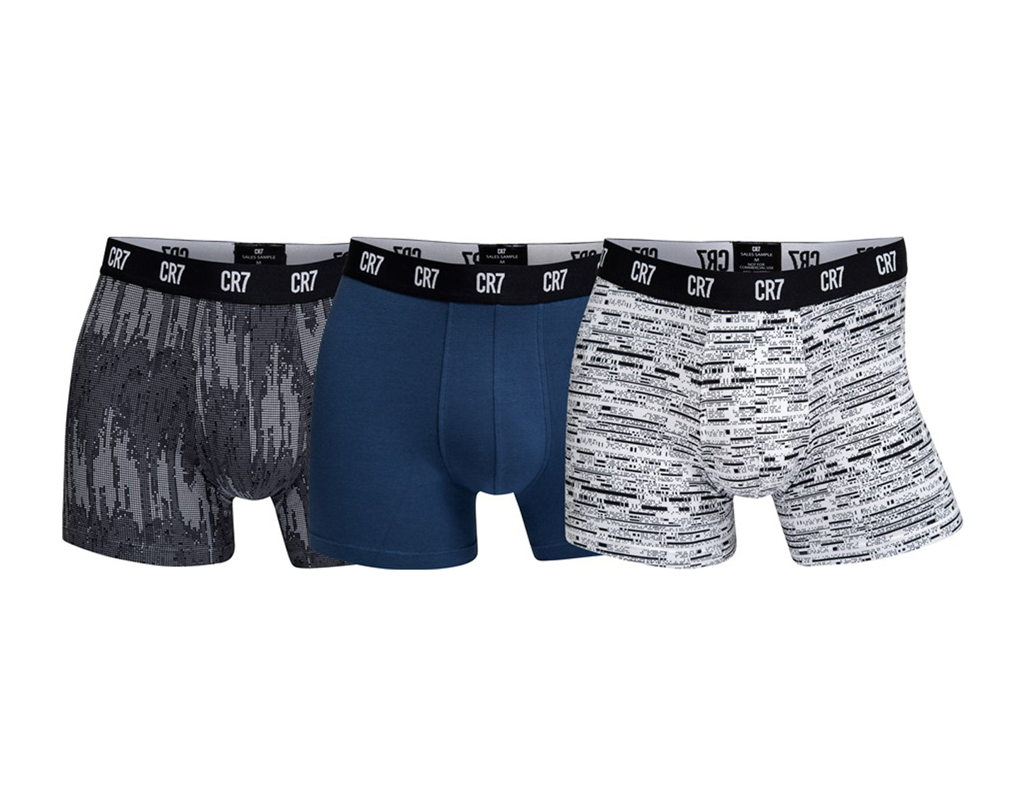 Cristiano Ronaldo CR7 Fashion 3-Pack Trunk Boxer Briefs Men's Underwear