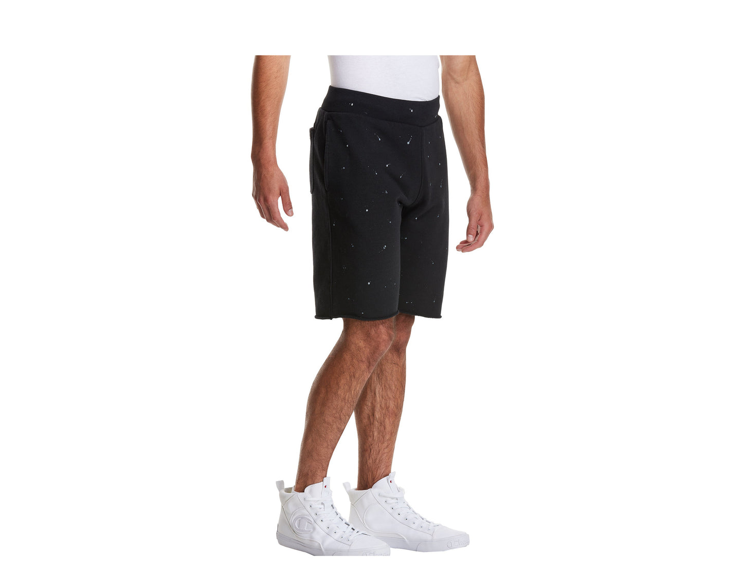 Champion C-Life Reverse Weave Cut Off Paint Splatter Men's Shorts